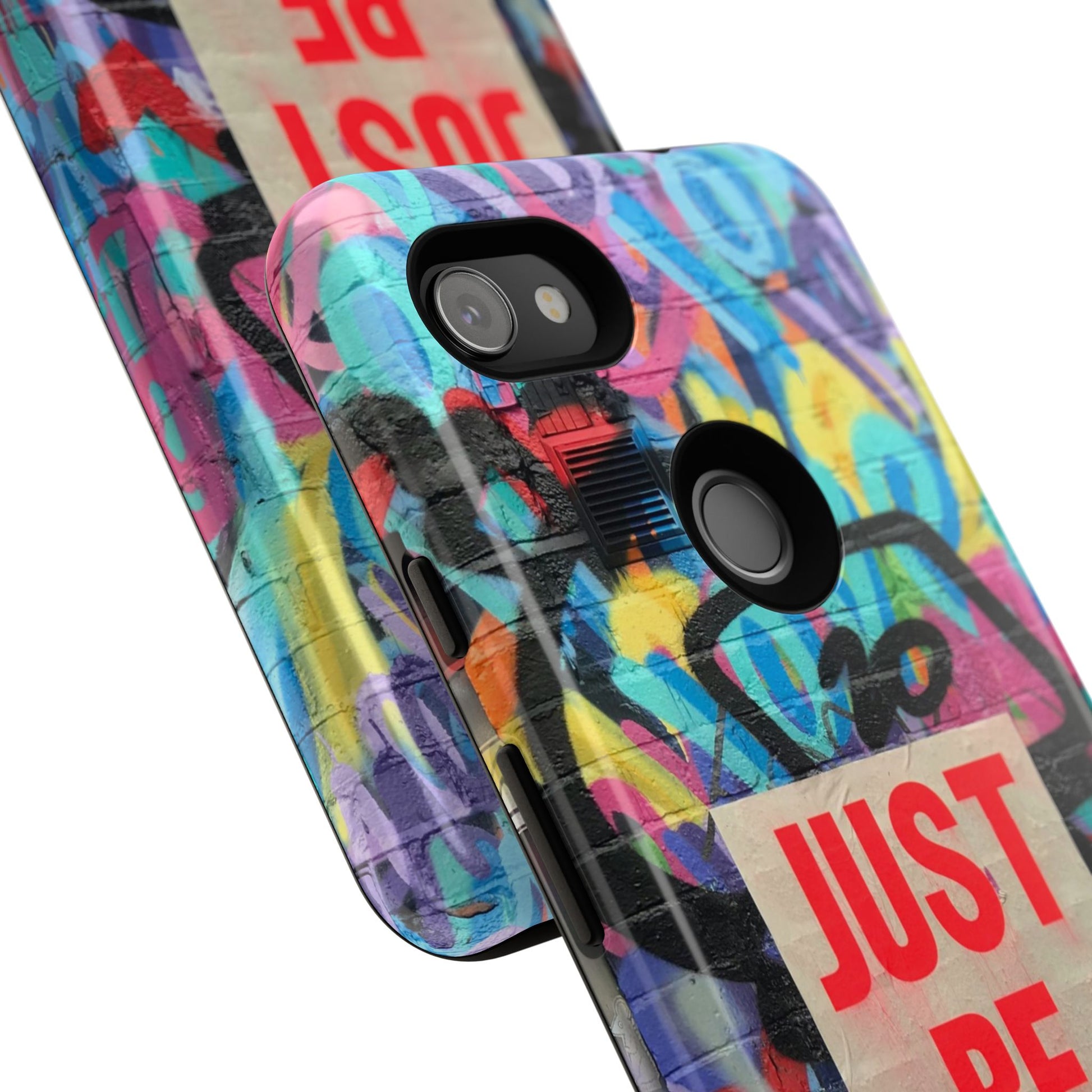 Colorful Phone Case - Just Be Nice Design, Motivational Gift, Phone Accessories, Unique Custom Case, Positive Vibe Tech Gear - FORMO