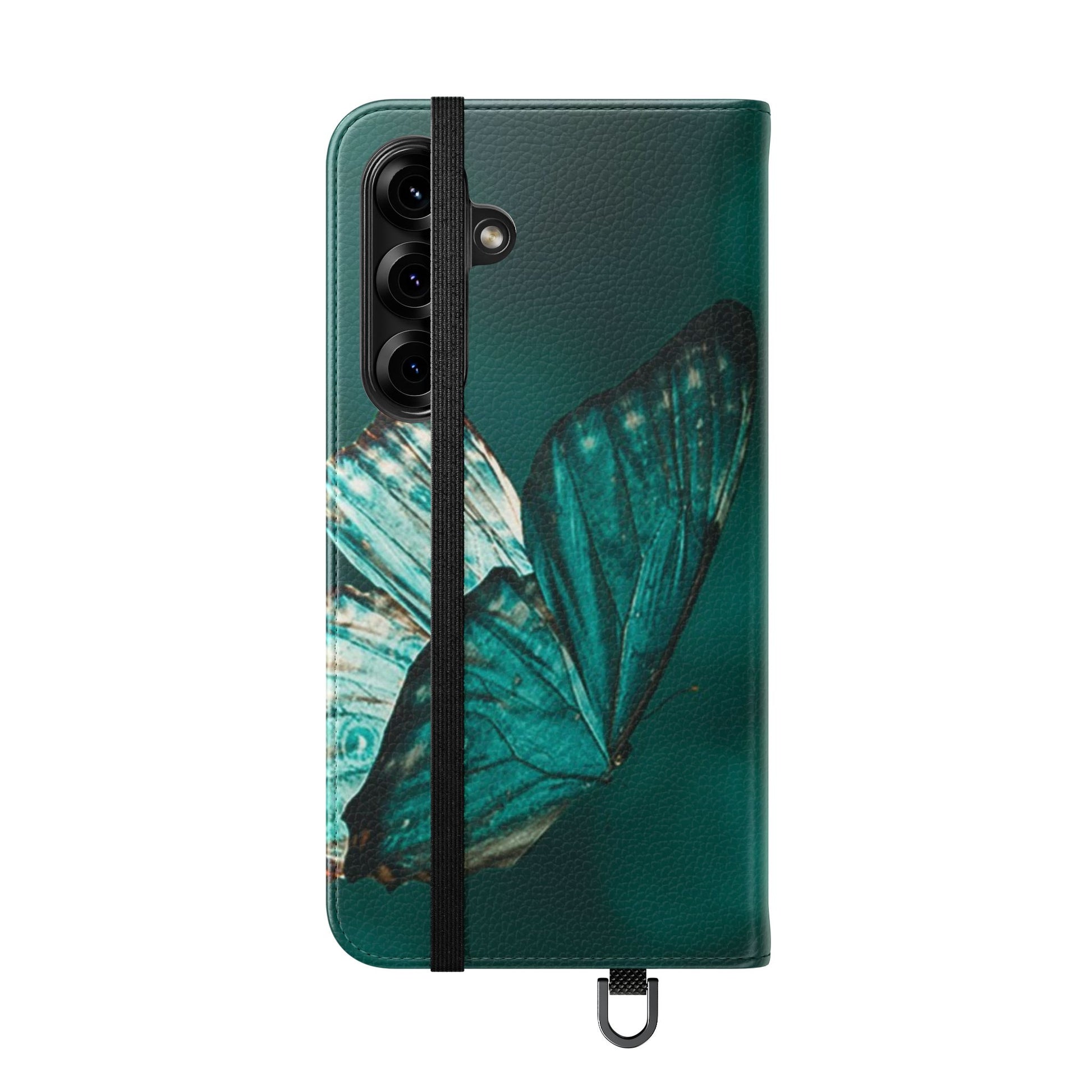 Butterfly Flip Case - Elegant Phone Wallet Cover, Nature Lovers, Gift for Her, Sustainable Fashion, Personalized Mobile Accessory - FORMO