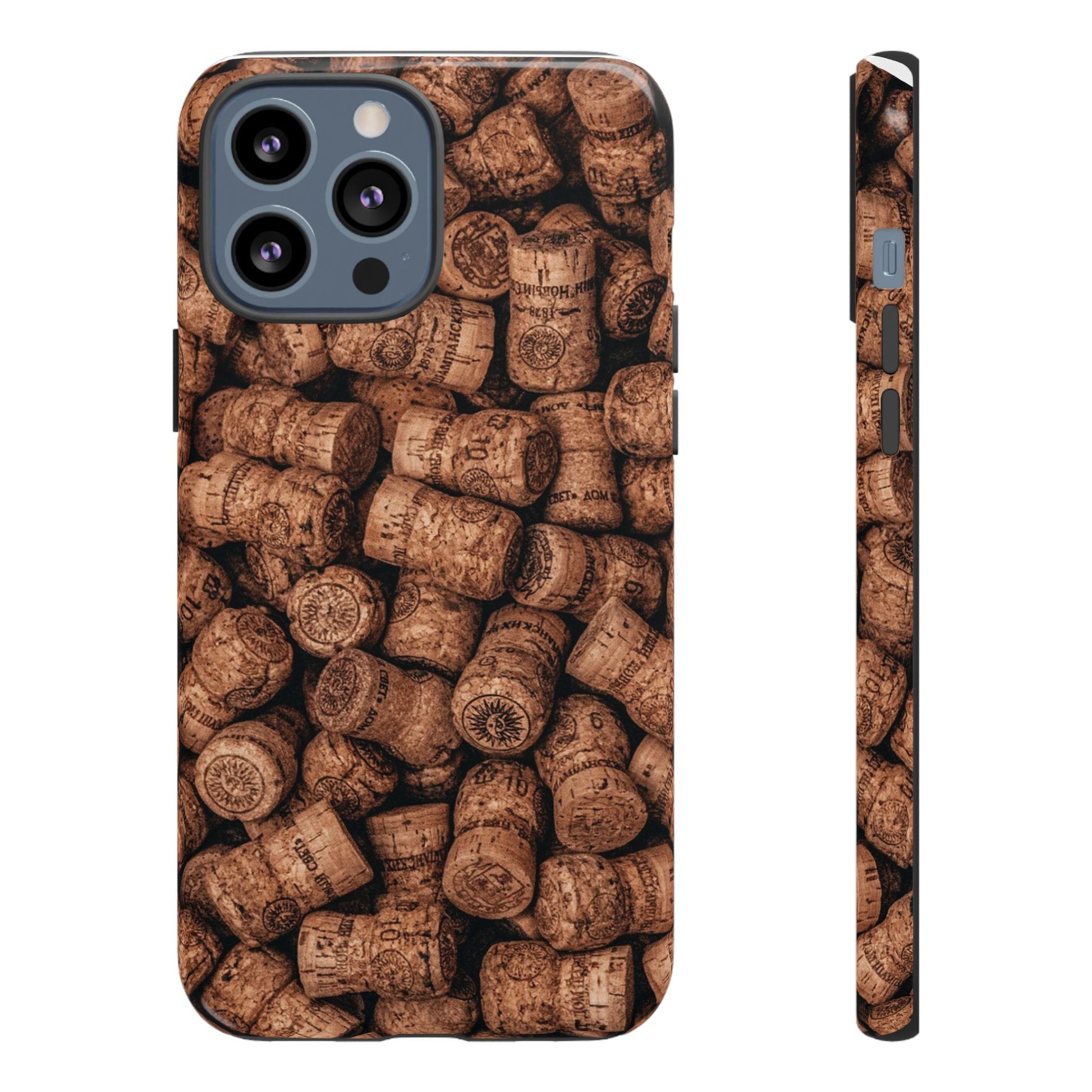 Cork Pattern Phone Case - Eco-Friendly, Vintage Style, Rustic Gifts for Wine Lovers, Housewarming, Birthday, Unique Gift - FORMO