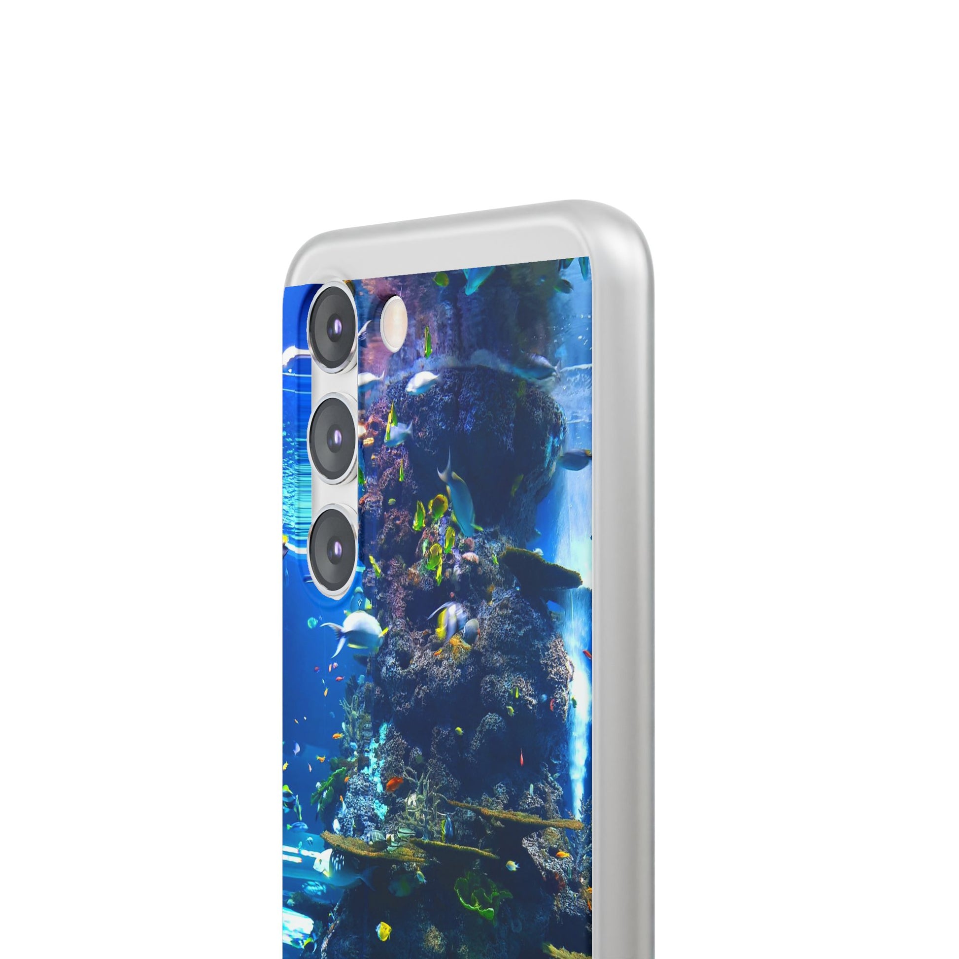 Underwater Paradise Phone Case, Flexible Mobile Cover, Ocean Lover Gift, Marine Life, Beach Decor, Sea Life Accessories - FORMO