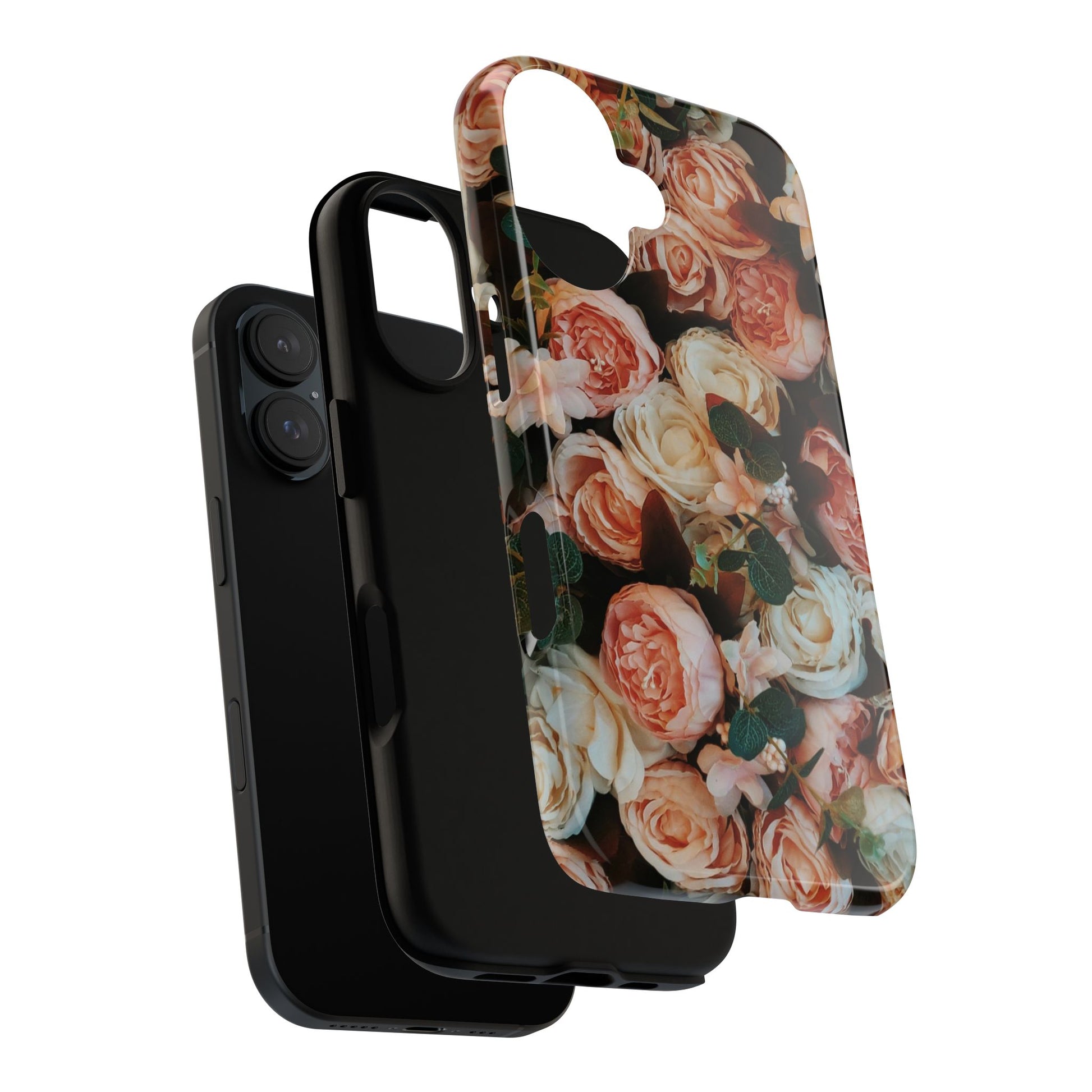 Floral Phone Case - Tough Cases, Rose Design, Floral Protection, Gift for Her, Cute Mobile Cover, Eco-Friendly Case - FORMO