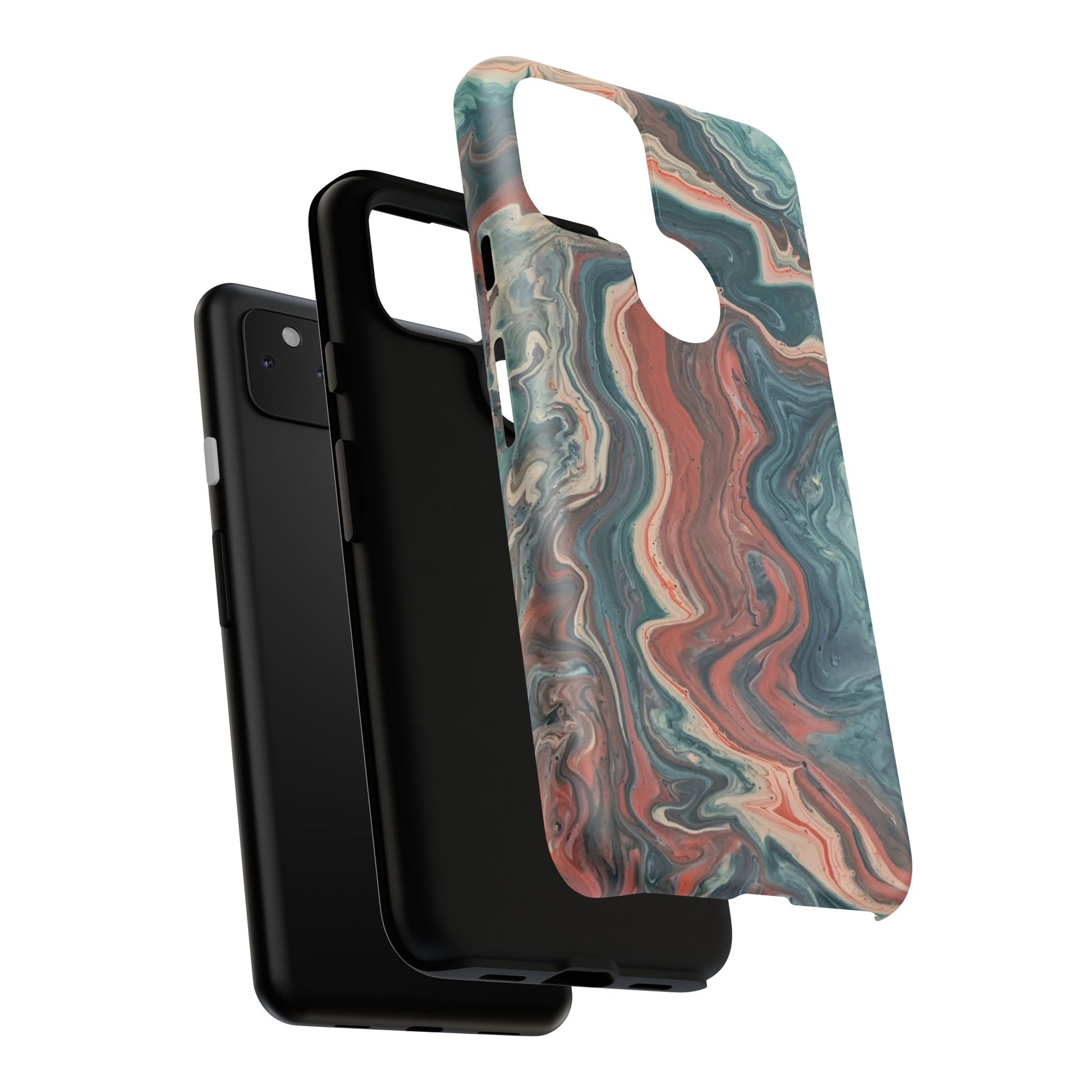 Artistic Phone Case, Tough Cases for Stylish Protection, Marble Design, Trendy Gift for Phone Lovers, Unique Cell Phone Accessory - FORMO