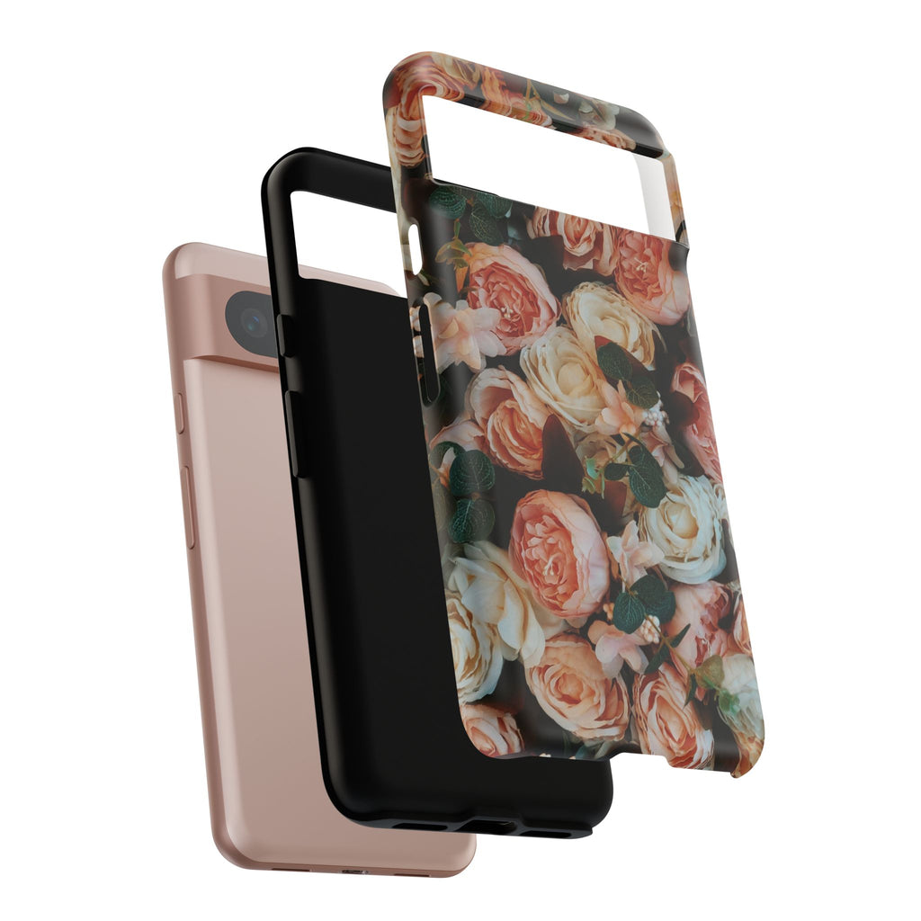 Floral Phone Case - Tough Cases, Rose Design, Floral Protection, Gift for Her, Cute Mobile Cover, Eco-Friendly Case - FORMO