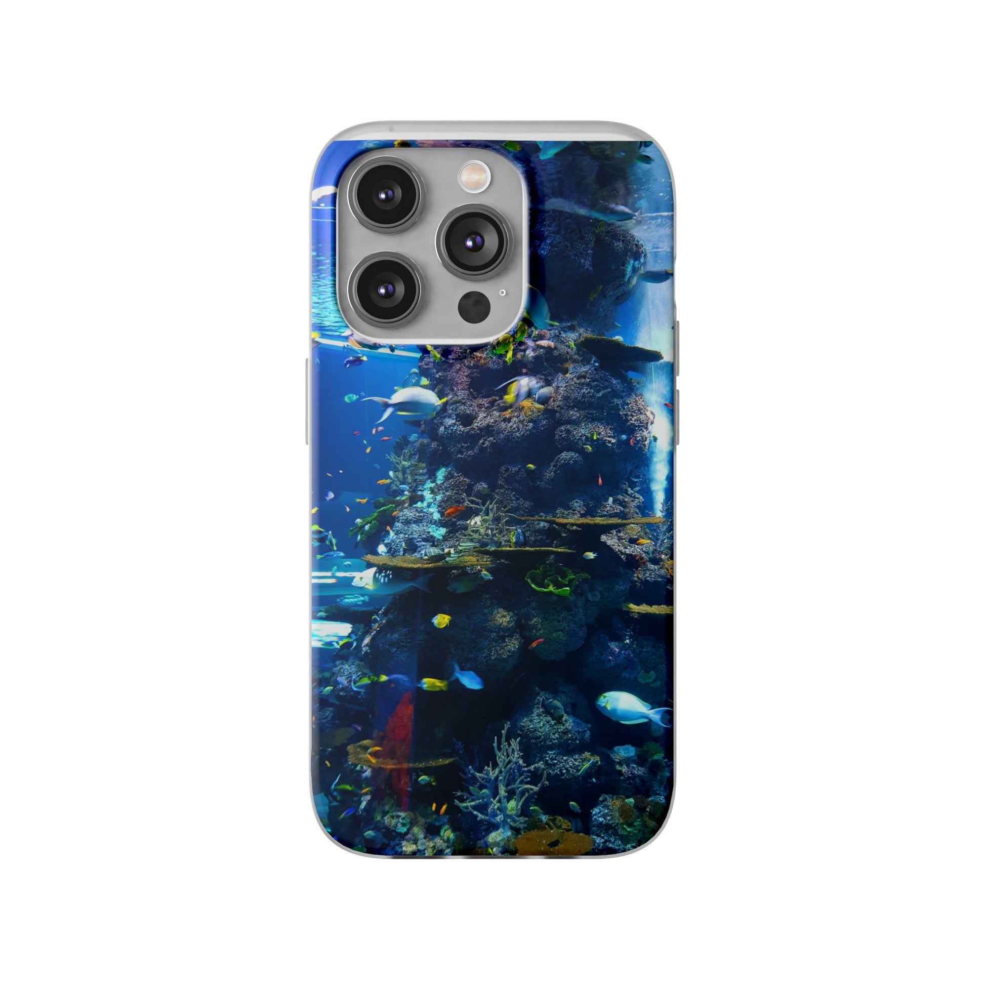 Underwater Paradise Phone Case, Flexible Mobile Cover, Ocean Lover Gift, Marine Life, Beach Decor, Sea Life Accessories - FORMO