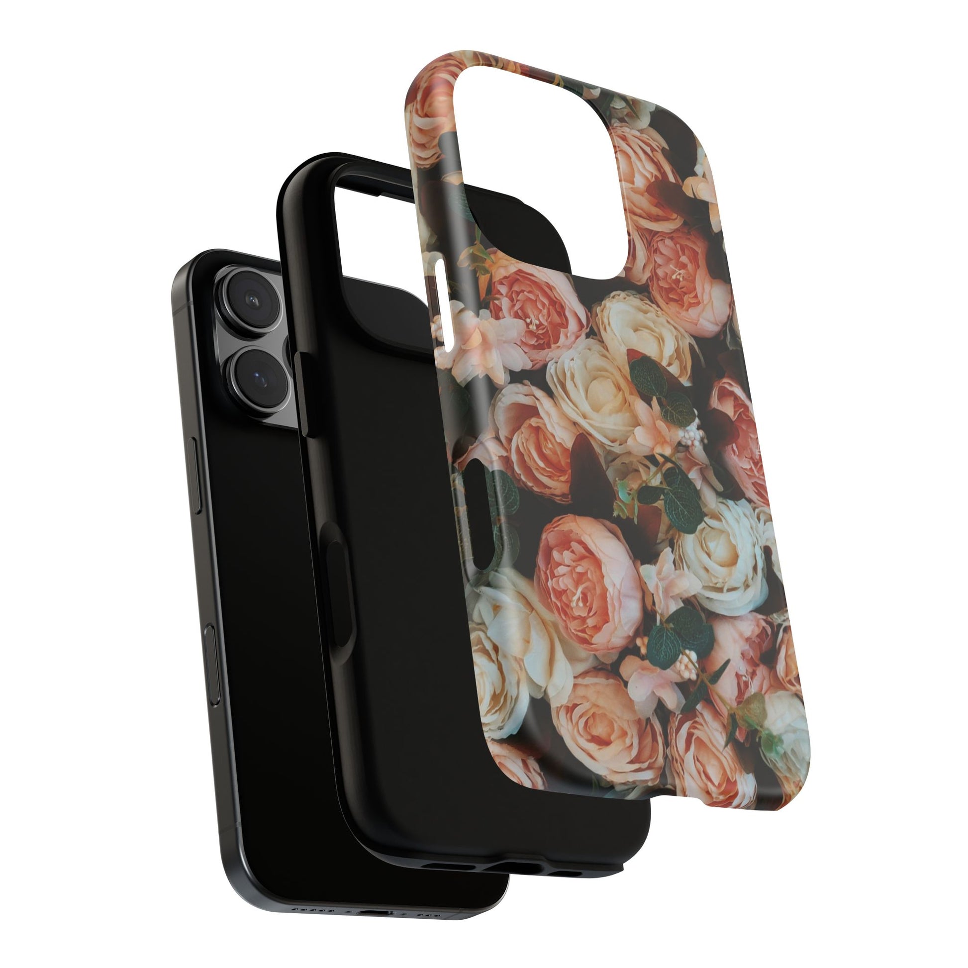 Floral Phone Case - Tough Cases, Rose Design, Floral Protection, Gift for Her, Cute Mobile Cover, Eco-Friendly Case - FORMO