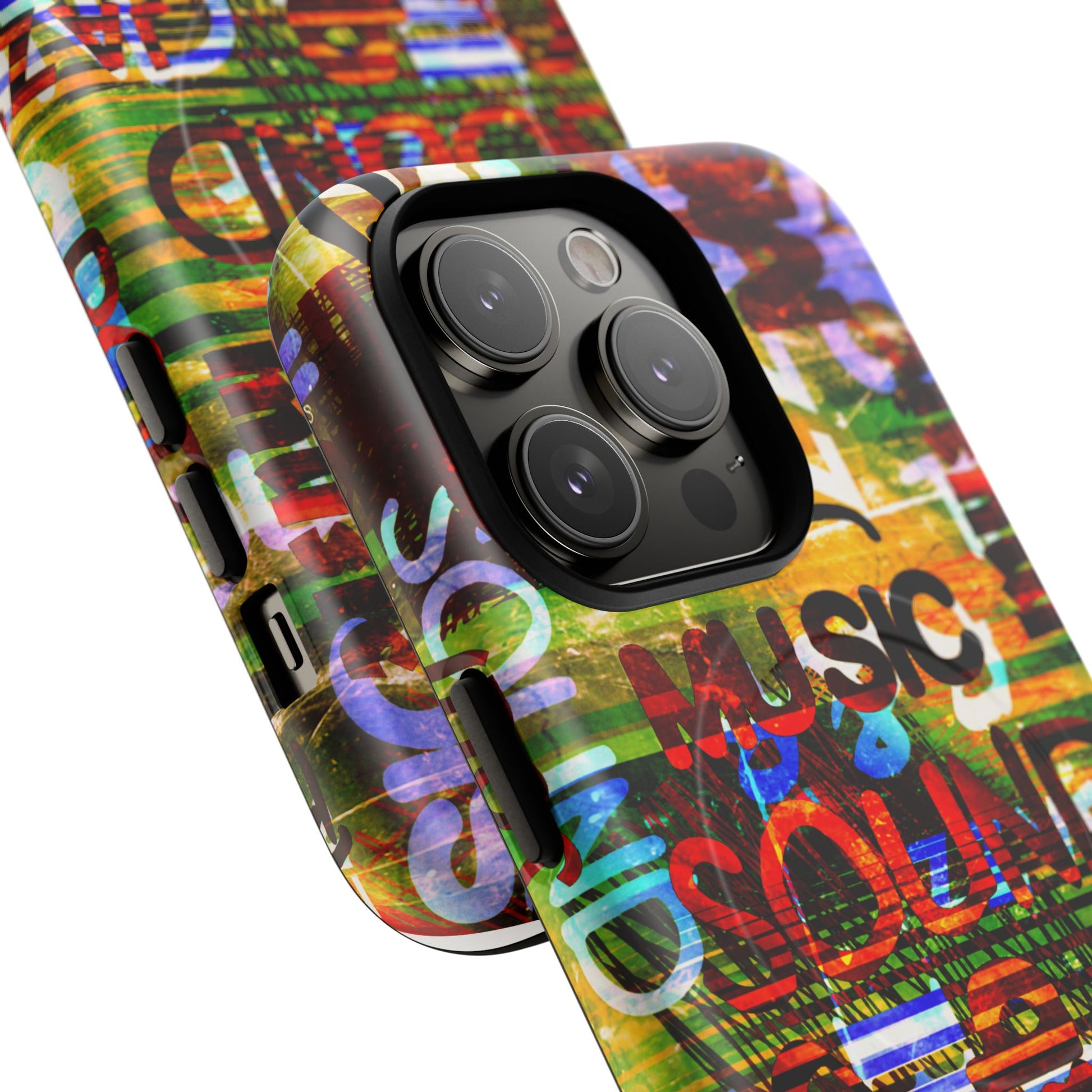Colorful Music-Themed Phone Case (iPhone & Samsung Compatible) - FORMO