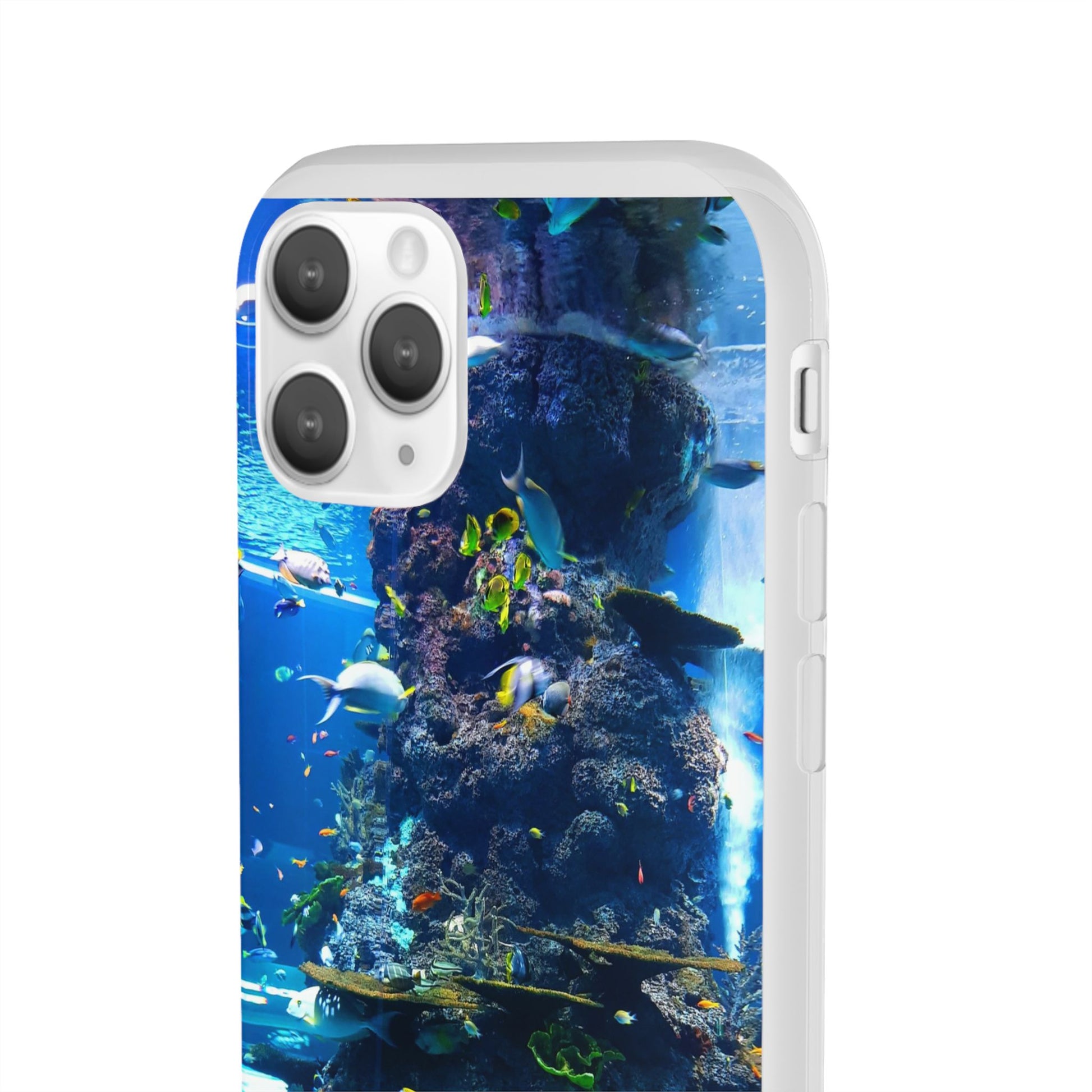 Underwater Paradise Phone Case, Flexible Mobile Cover, Ocean Lover Gift, Marine Life, Beach Decor, Sea Life Accessories - FORMO