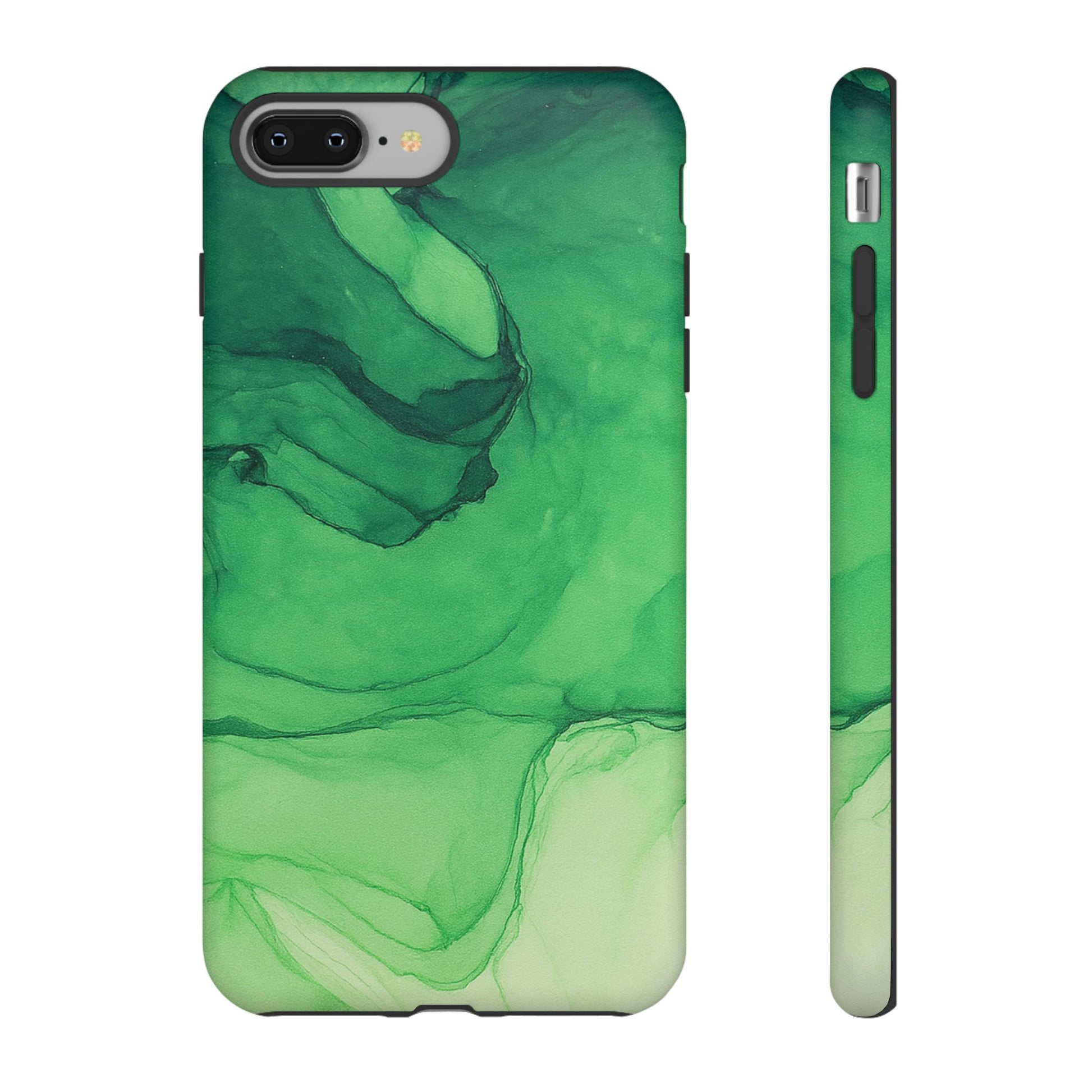 Stylish Phone Case for Nature Lovers, Tough Cases, Green Marble Design, Organic Aesthetic, Unique Gift, Eco-friendly Accessories