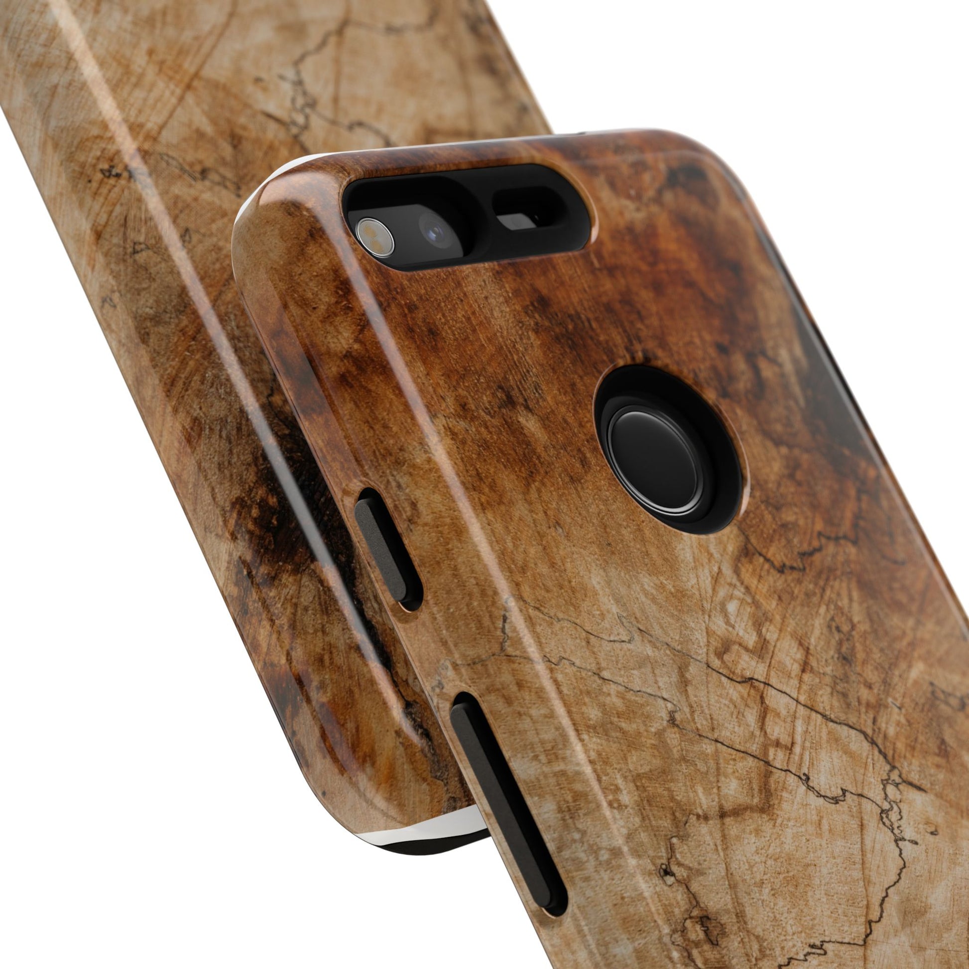 Woodland-Inspired Phone Case | Tough Cases, Natural Wood Grain Cover, Rustic Tech Accessory, Nature Lover Gift, Eco-Friendly - FORMO