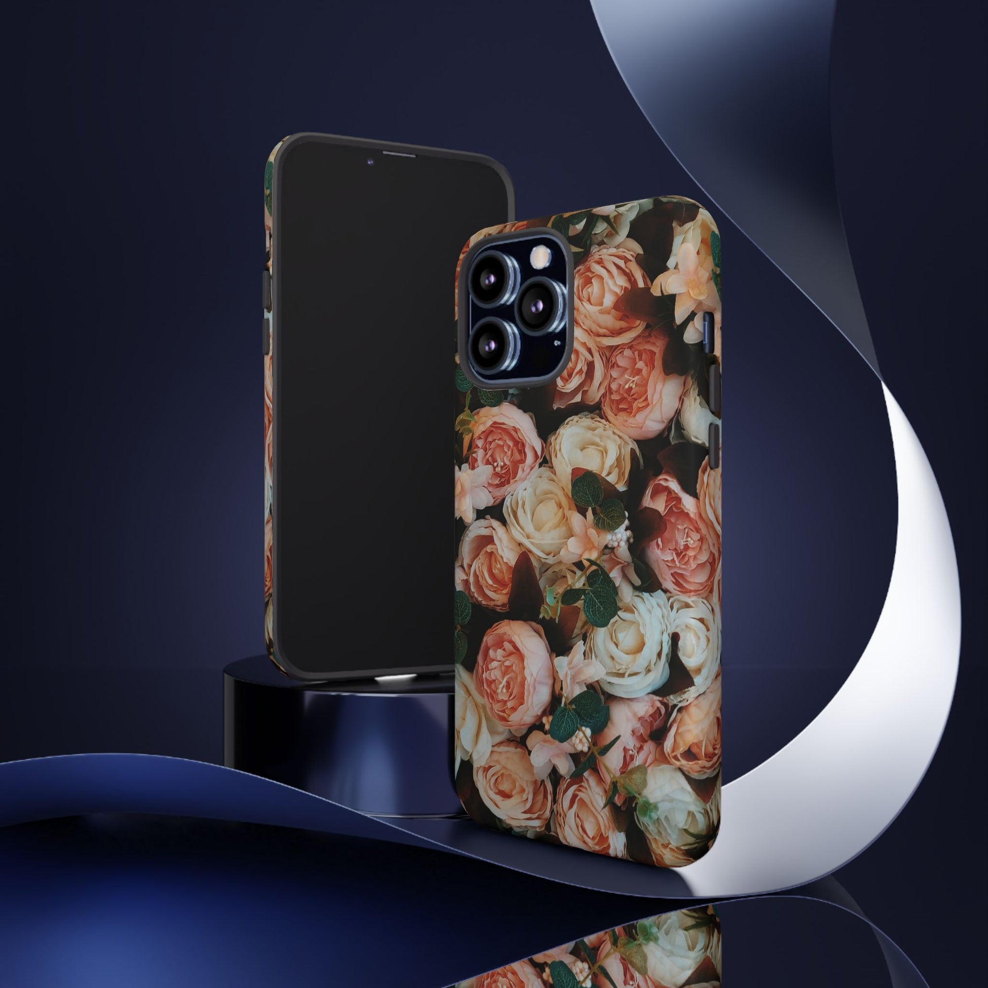Floral Phone Case - Tough Cases, Rose Design, Floral Protection, Gift for Her, Cute Mobile Cover, Eco-Friendly Case - FORMO