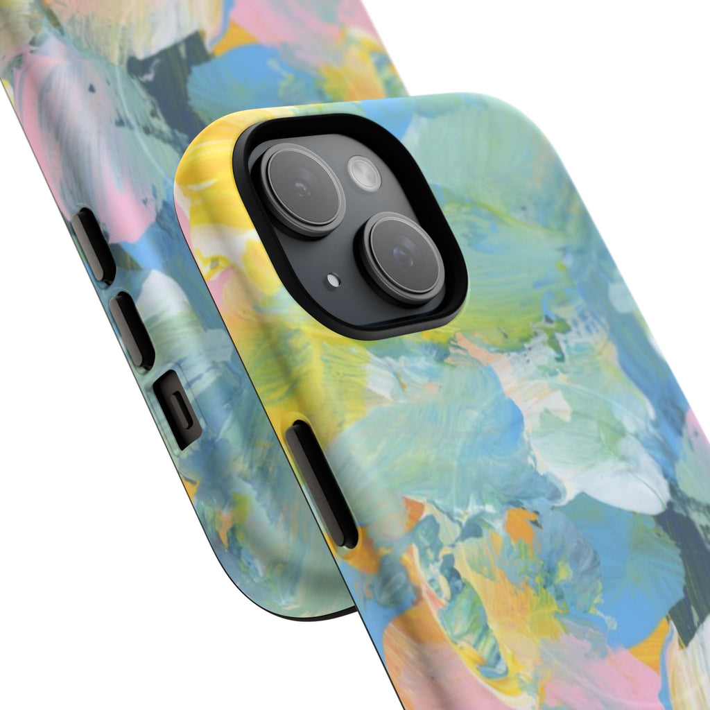 Colorful Tough Magnetic Phone Case, Vibrant Phone Protection, Unique Gift for Her, Modern Design, Holiday Gift Idea - FORMO