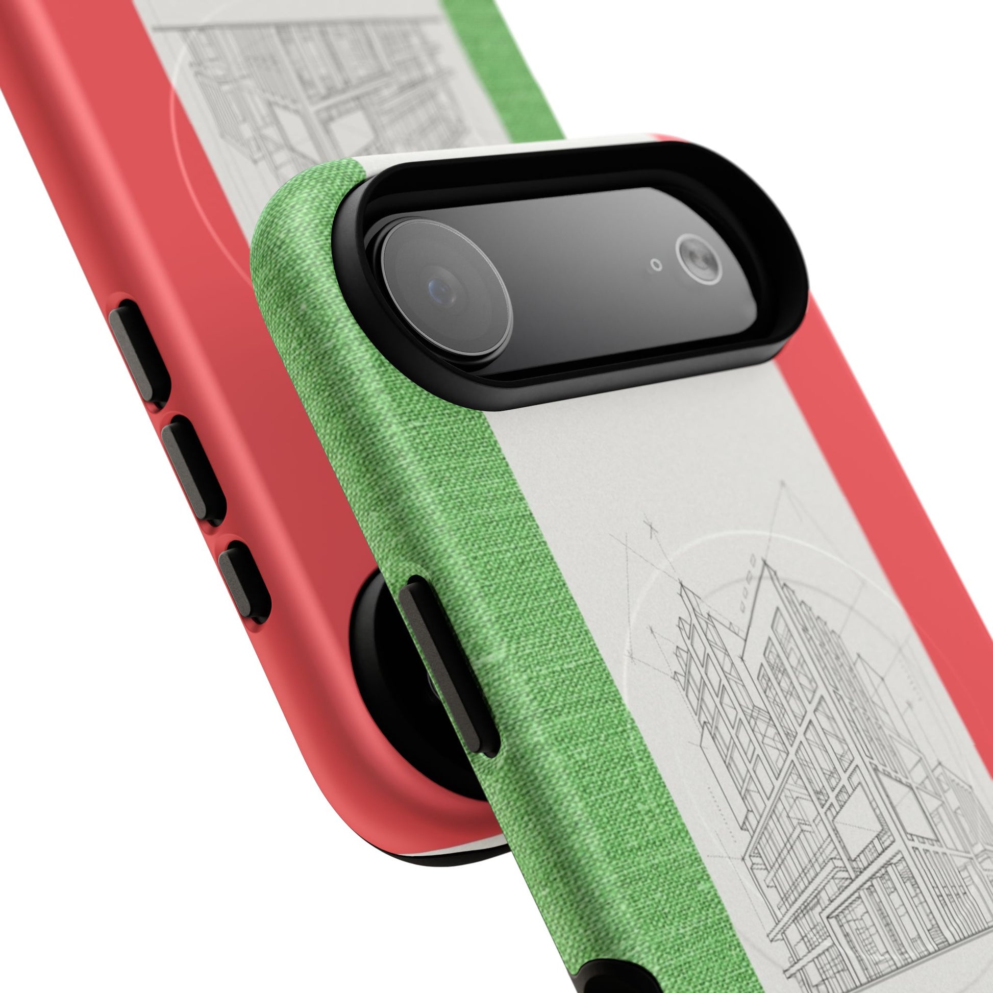 Italian Heritage Magnetic Phone Case, Stylish Phone Cover, Durable Magnet Case, Unique Gift for Travelers, Italian Culture Decor