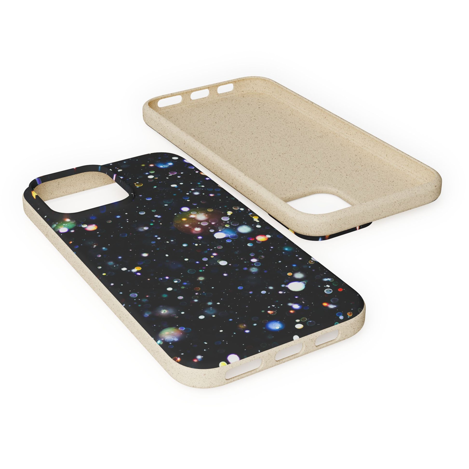 Eco-Friendly Phone Cases, Galaxy Print Biodegradable Cases, Sustainable Phone Accessories, Green Gifts for Her, Space Lover Gift - FORMO