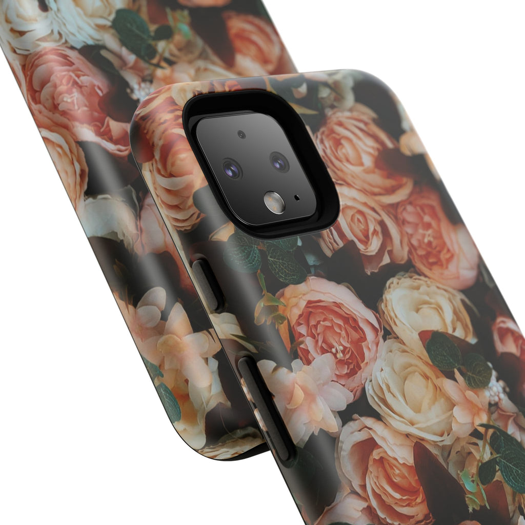 Floral Phone Case - Tough Cases, Rose Design, Floral Protection, Gift for Her, Cute Mobile Cover, Eco-Friendly Case - FORMO