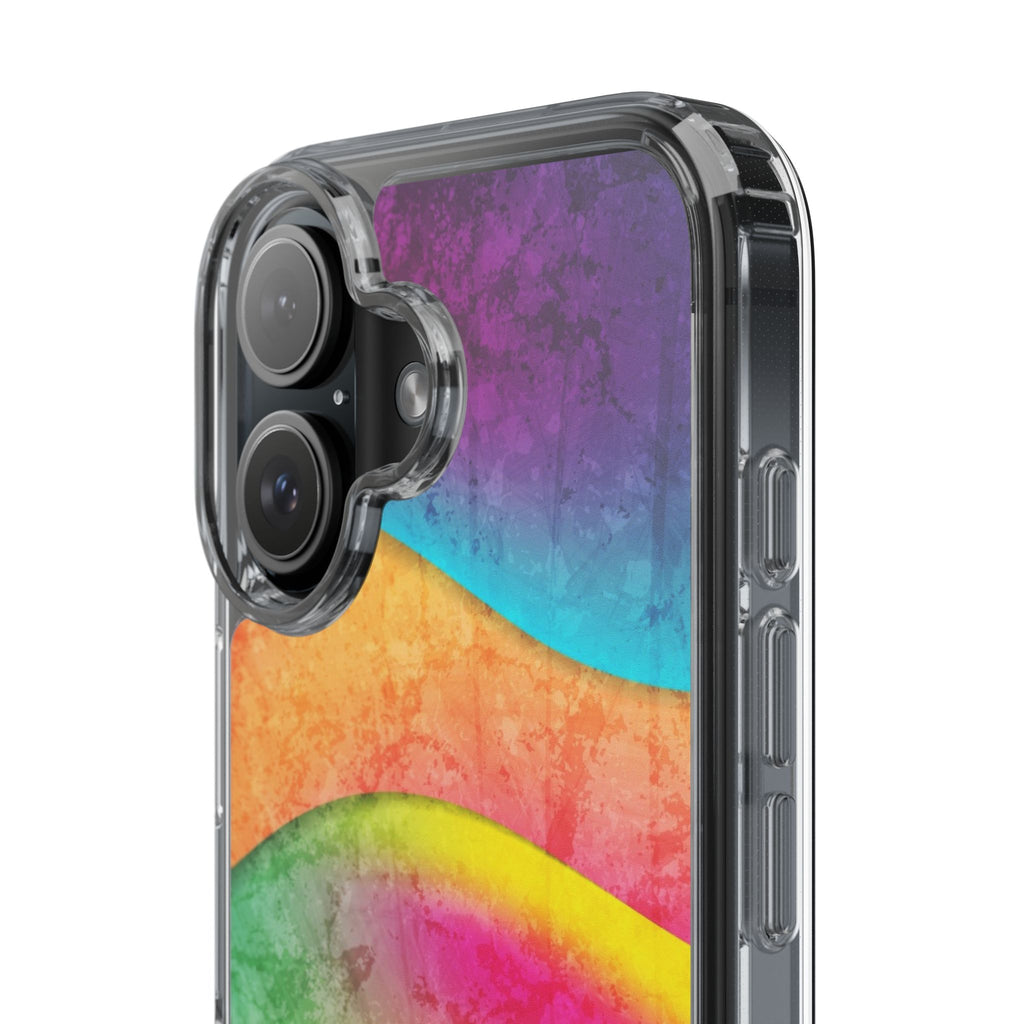Rainbow Pattern Clear Phone Case (iPhone & Samsung Compatible) - FORMO