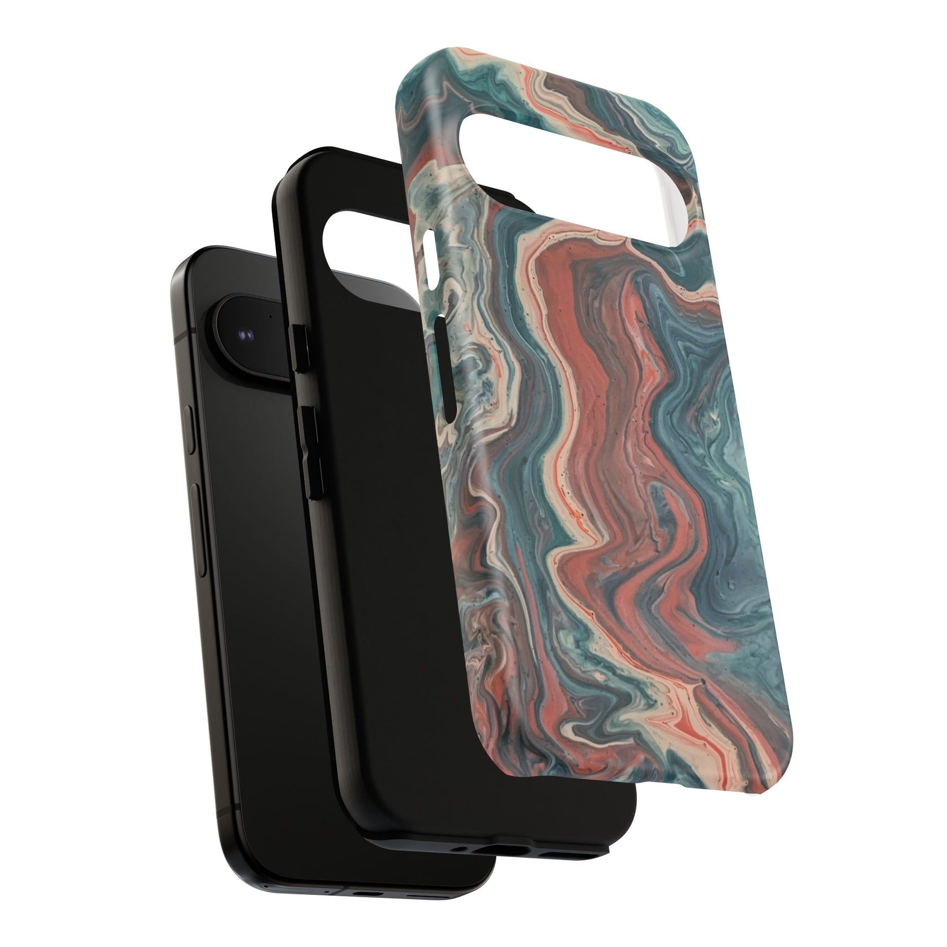 Artistic Phone Case, Tough Cases for Stylish Protection, Marble Design, Trendy Gift for Phone Lovers, Unique Cell Phone Accessory - FORMO