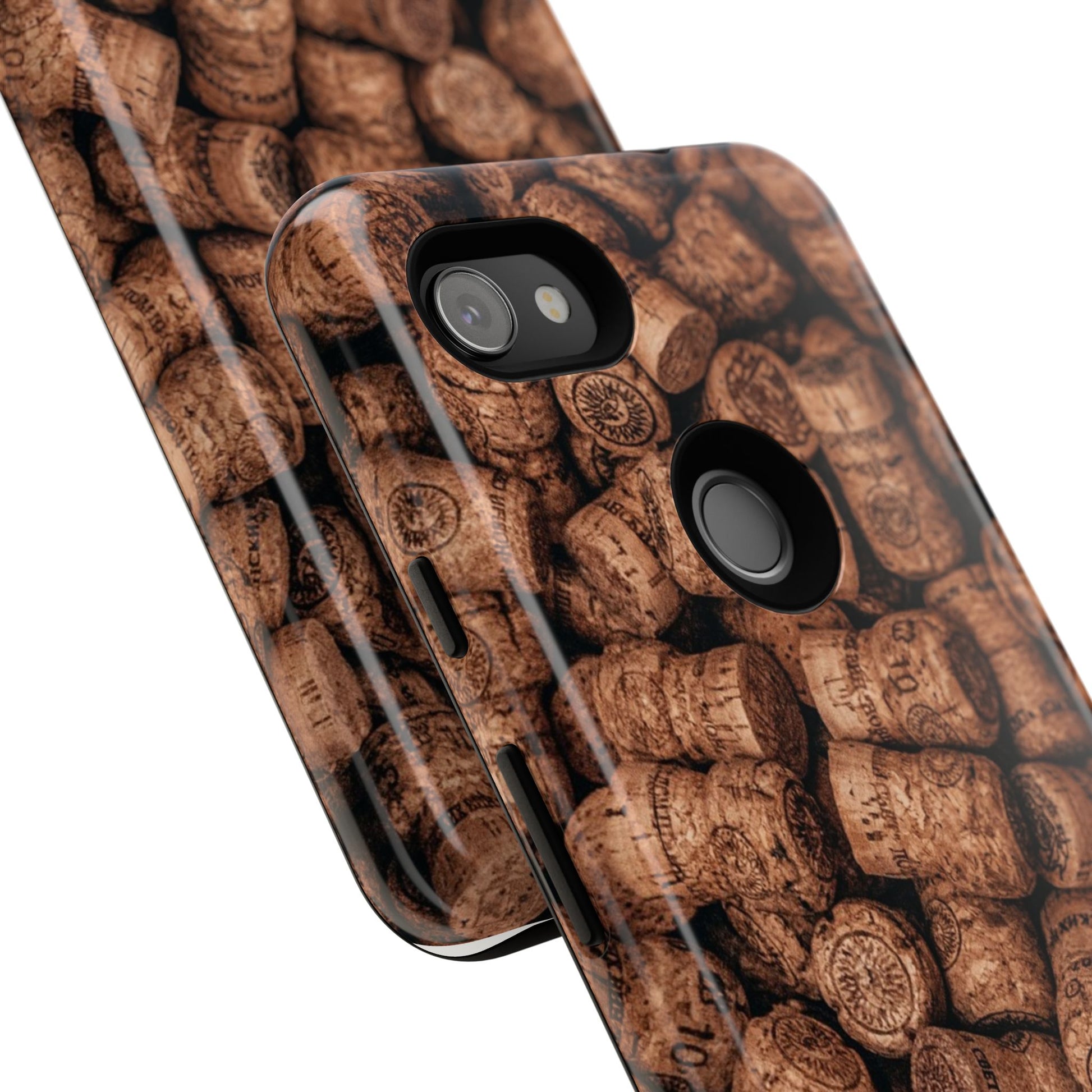 Cork Pattern Phone Case - Eco-Friendly, Vintage Style, Rustic Gifts for Wine Lovers, Housewarming, Birthday, Unique Gift - FORMO
