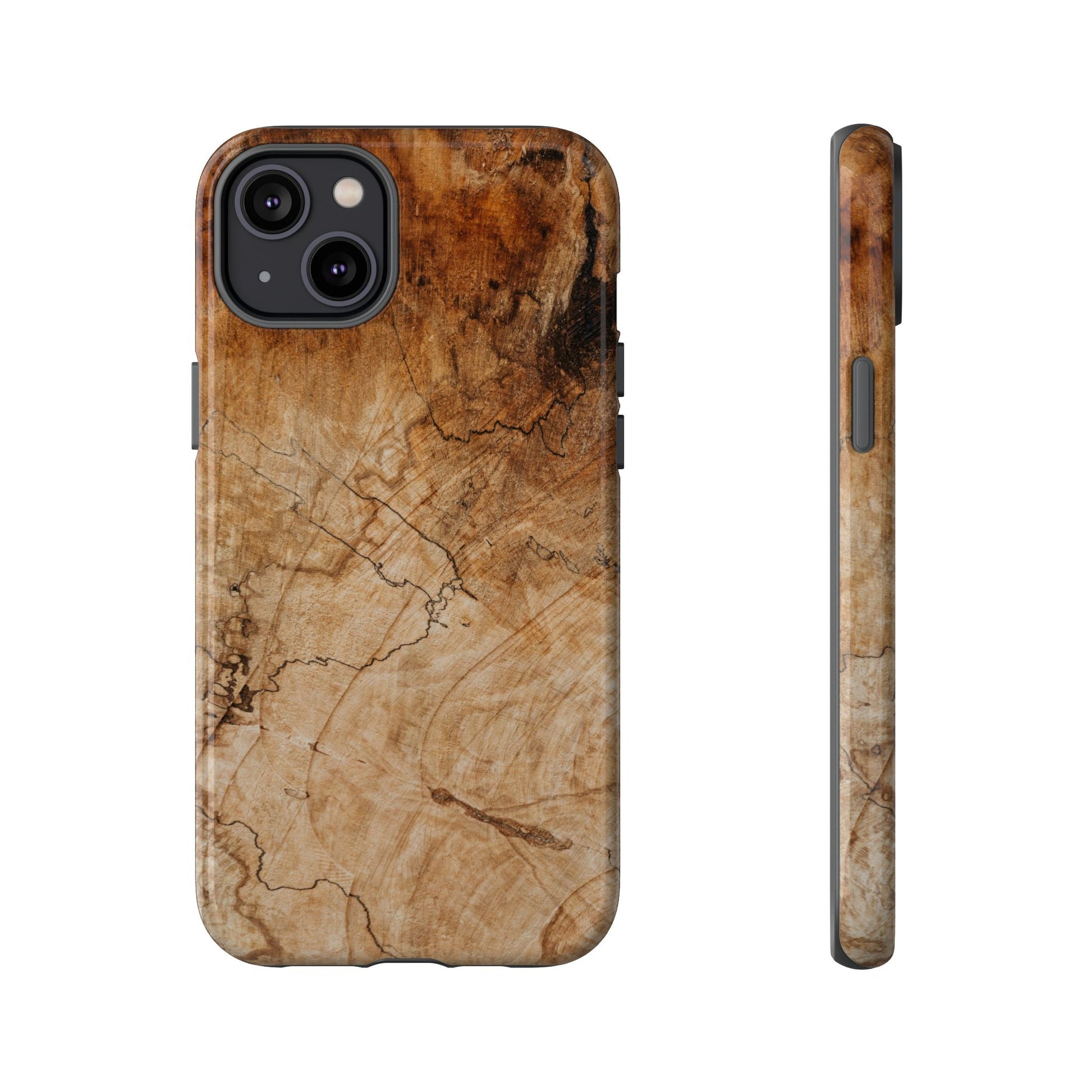 Woodland-Inspired Phone Case | Tough Cases, Natural Wood Grain Cover, Rustic Tech Accessory, Nature Lover Gift, Eco-Friendly - FORMO