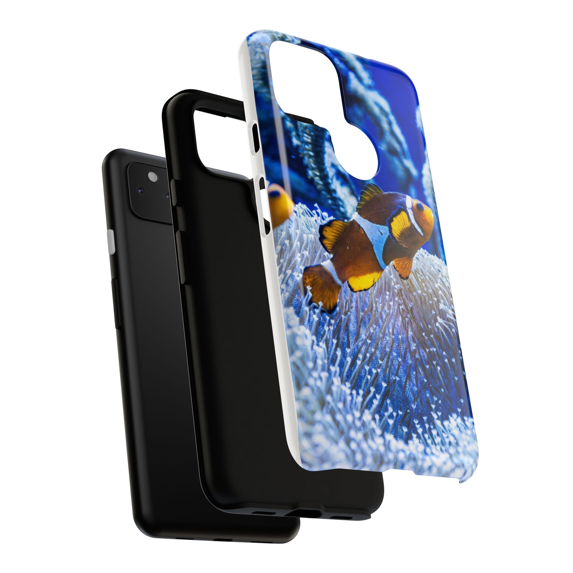 Colorful Marine Life Phone Case, Fish Case, Ocean Lover Gift, Underwater Art, Unique Phone Cover, Tough Phone Protector - FORMO