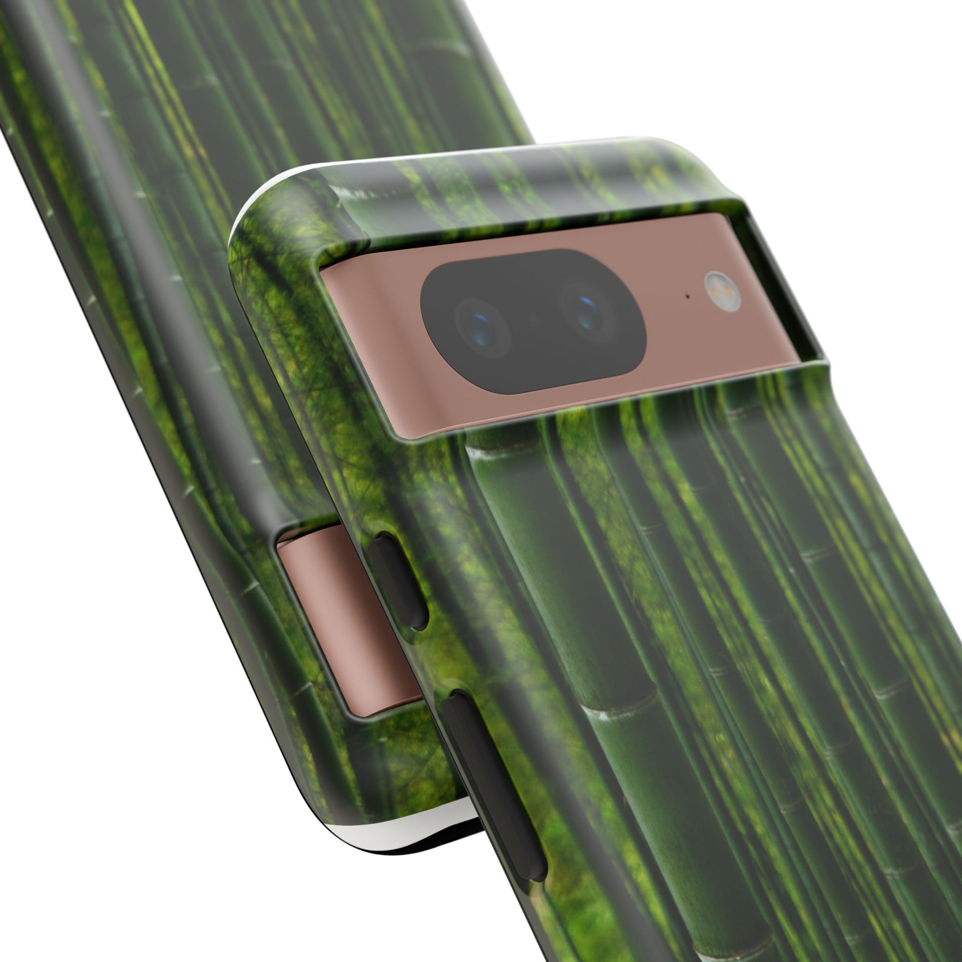Bamboo Phone Case - Tough Cases, Nature Lover Gift, Eco-Friendly Phone Accessory, Greenery Design, Unique Smartphone Cover - FORMO