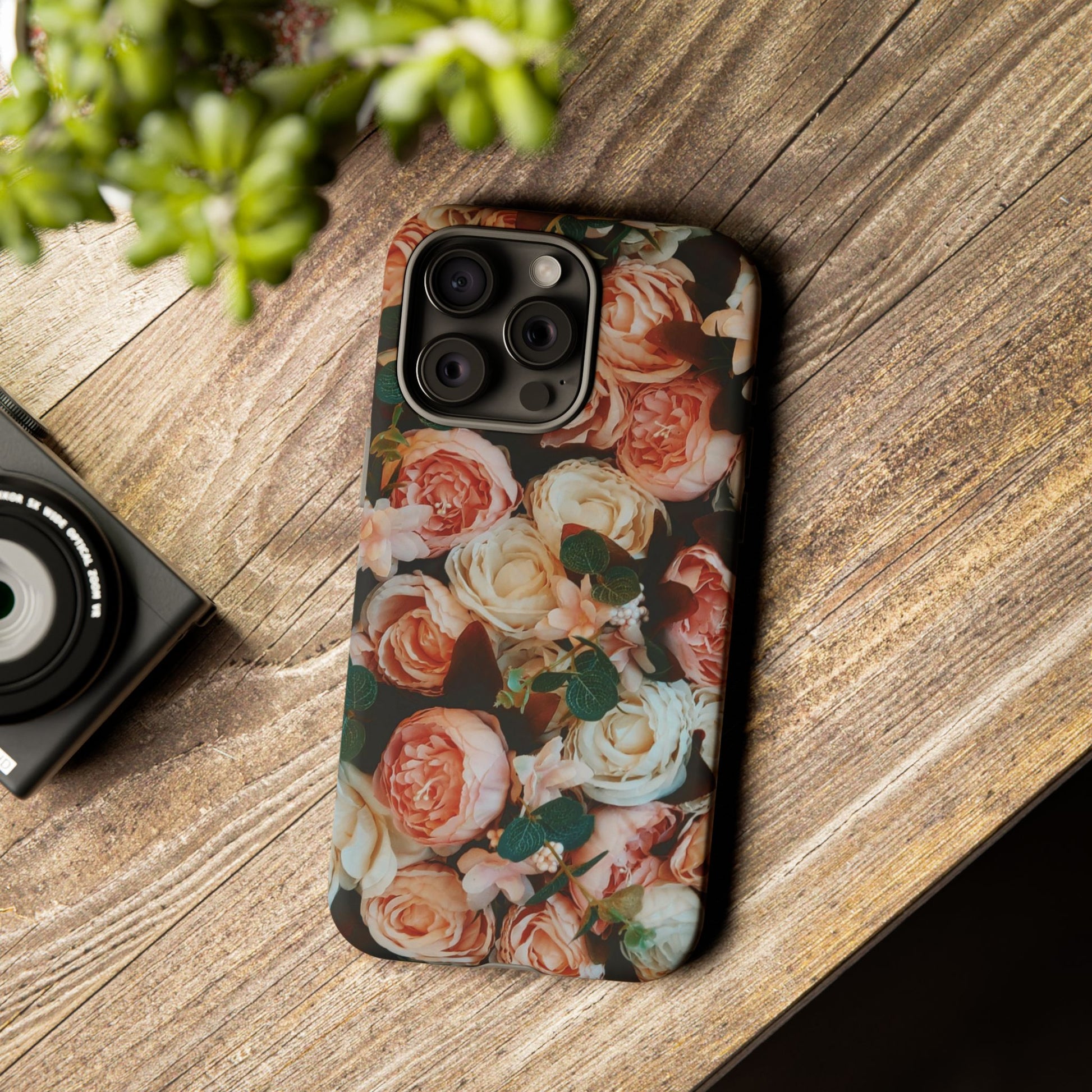 Floral Phone Case - Tough Cases, Rose Design, Floral Protection, Gift for Her, Cute Mobile Cover, Eco-Friendly Case - FORMO