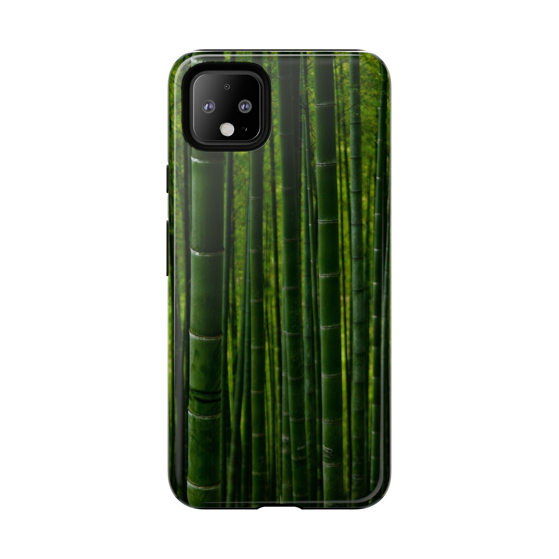 Bamboo Phone Case - Tough Cases, Nature Lover Gift, Eco-Friendly Phone Accessory, Greenery Design, Unique Smartphone Cover - FORMO