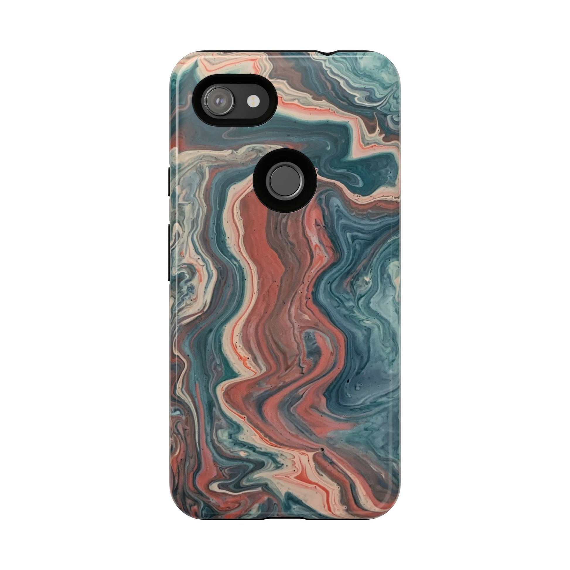 Artistic Phone Case, Tough Cases for Stylish Protection, Marble Design, Trendy Gift for Phone Lovers, Unique Cell Phone Accessory - FORMO