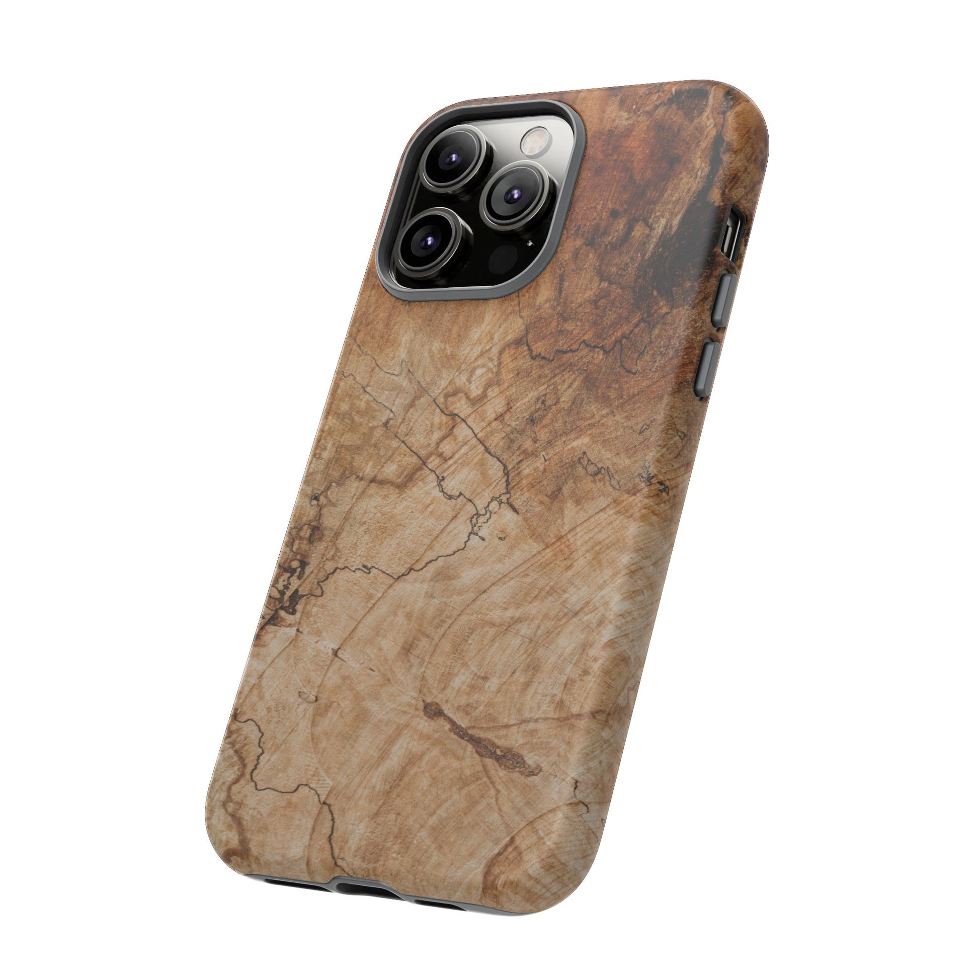Woodland-Inspired Phone Case | Tough Cases, Natural Wood Grain Cover, Rustic Tech Accessory, Nature Lover Gift, Eco-Friendly - FORMO