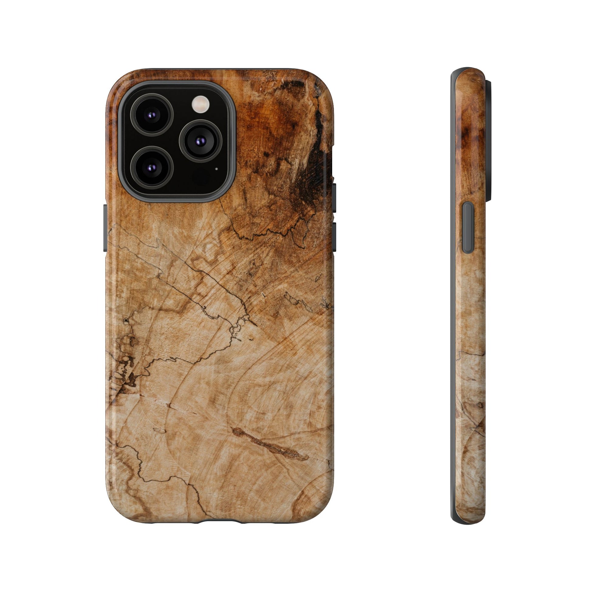 Woodland-Inspired Phone Case | Tough Cases, Natural Wood Grain Cover, Rustic Tech Accessory, Nature Lover Gift, Eco-Friendly - FORMO