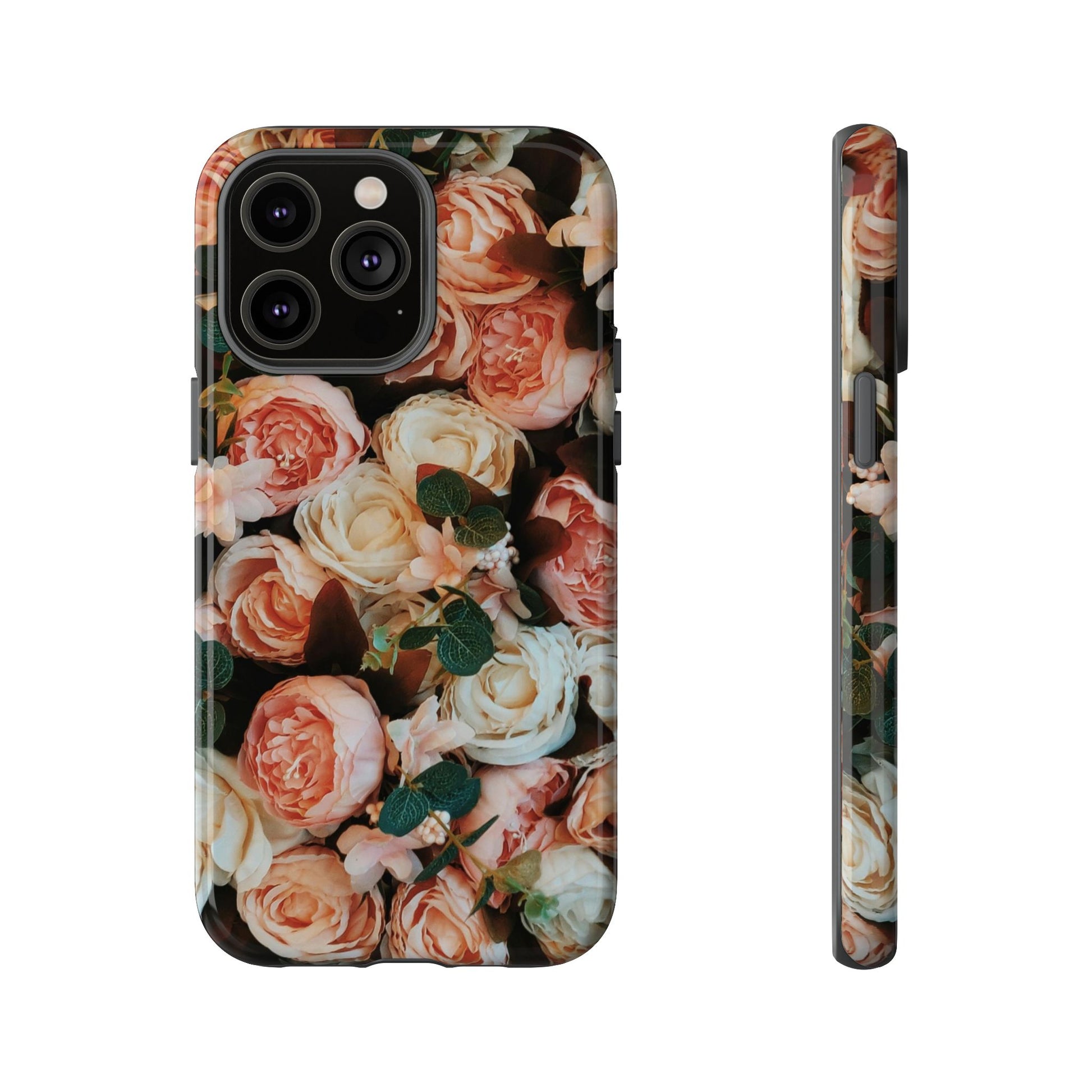 Floral Phone Case - Tough Cases, Rose Design, Floral Protection, Gift for Her, Cute Mobile Cover, Eco-Friendly Case - FORMO