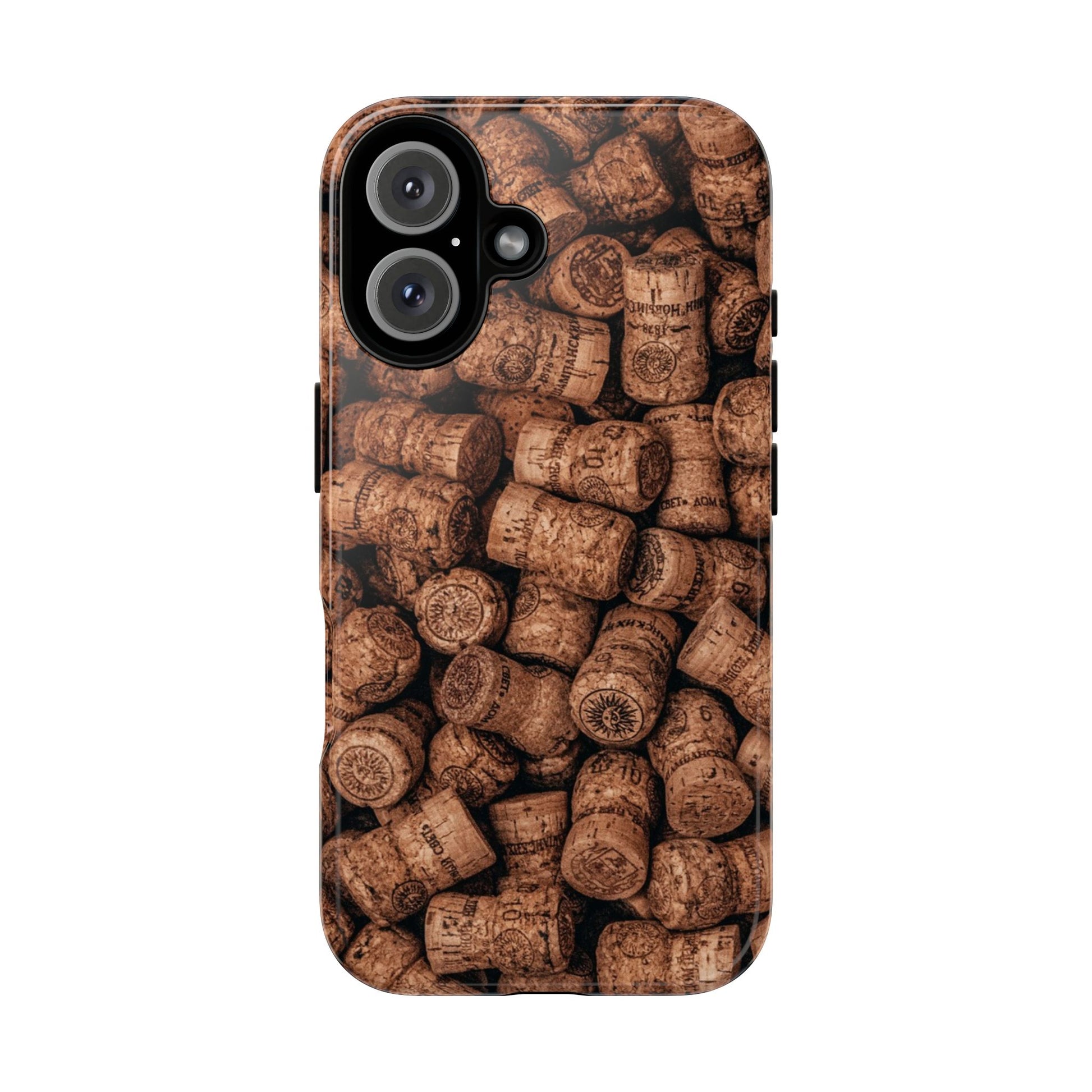 Cork Pattern Phone Case - Eco-Friendly, Vintage Style, Rustic Gifts for Wine Lovers, Housewarming, Birthday, Unique Gift - FORMO