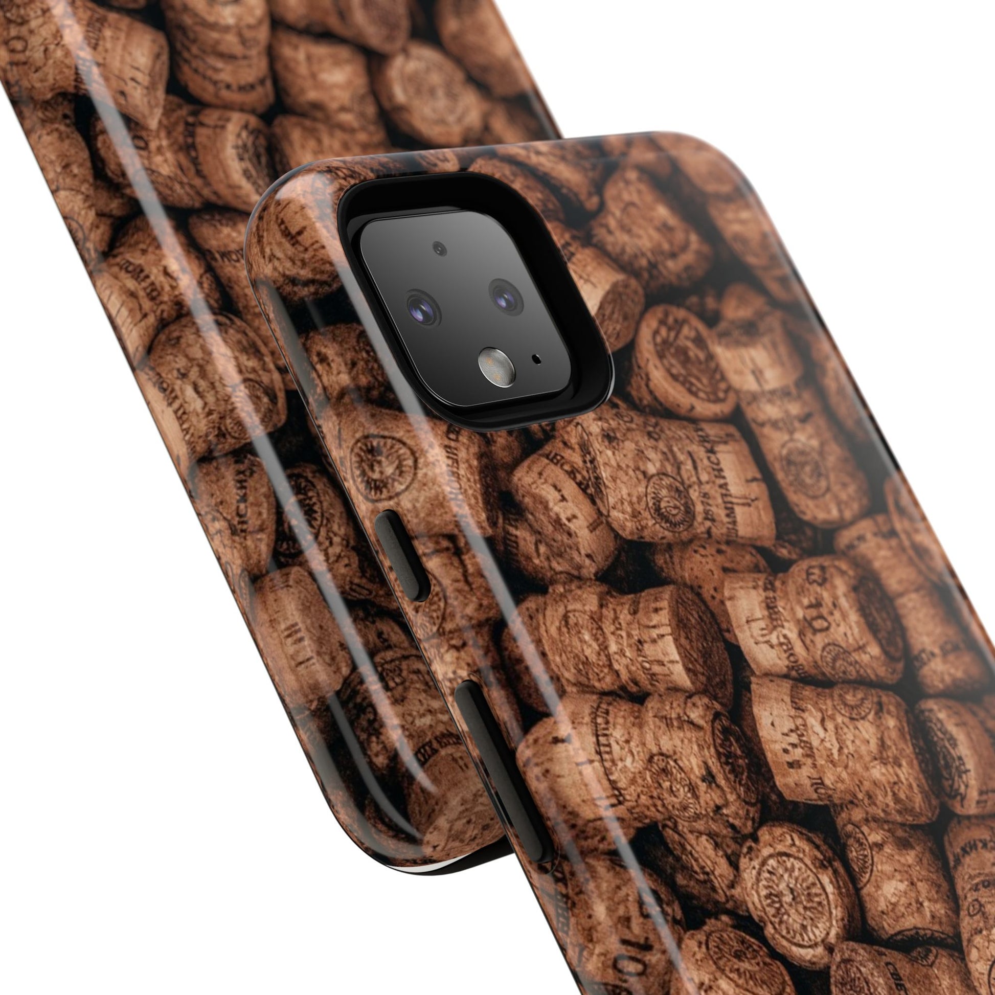 Cork Pattern Phone Case - Eco-Friendly, Vintage Style, Rustic Gifts for Wine Lovers, Housewarming, Birthday, Unique Gift - FORMO