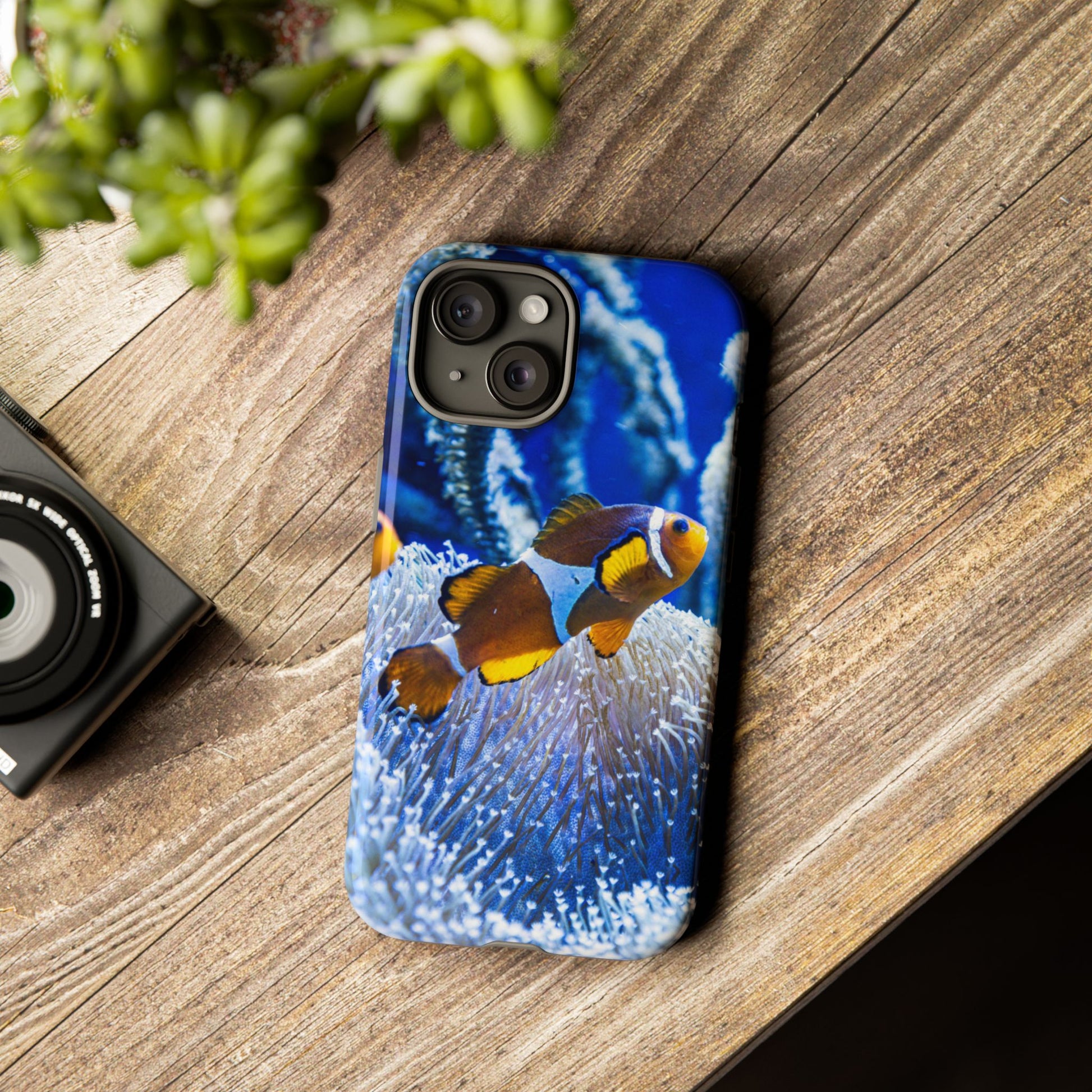 Colorful Marine Life Phone Case, Fish Case, Ocean Lover Gift, Underwater Art, Unique Phone Cover, Tough Phone Protector - FORMO
