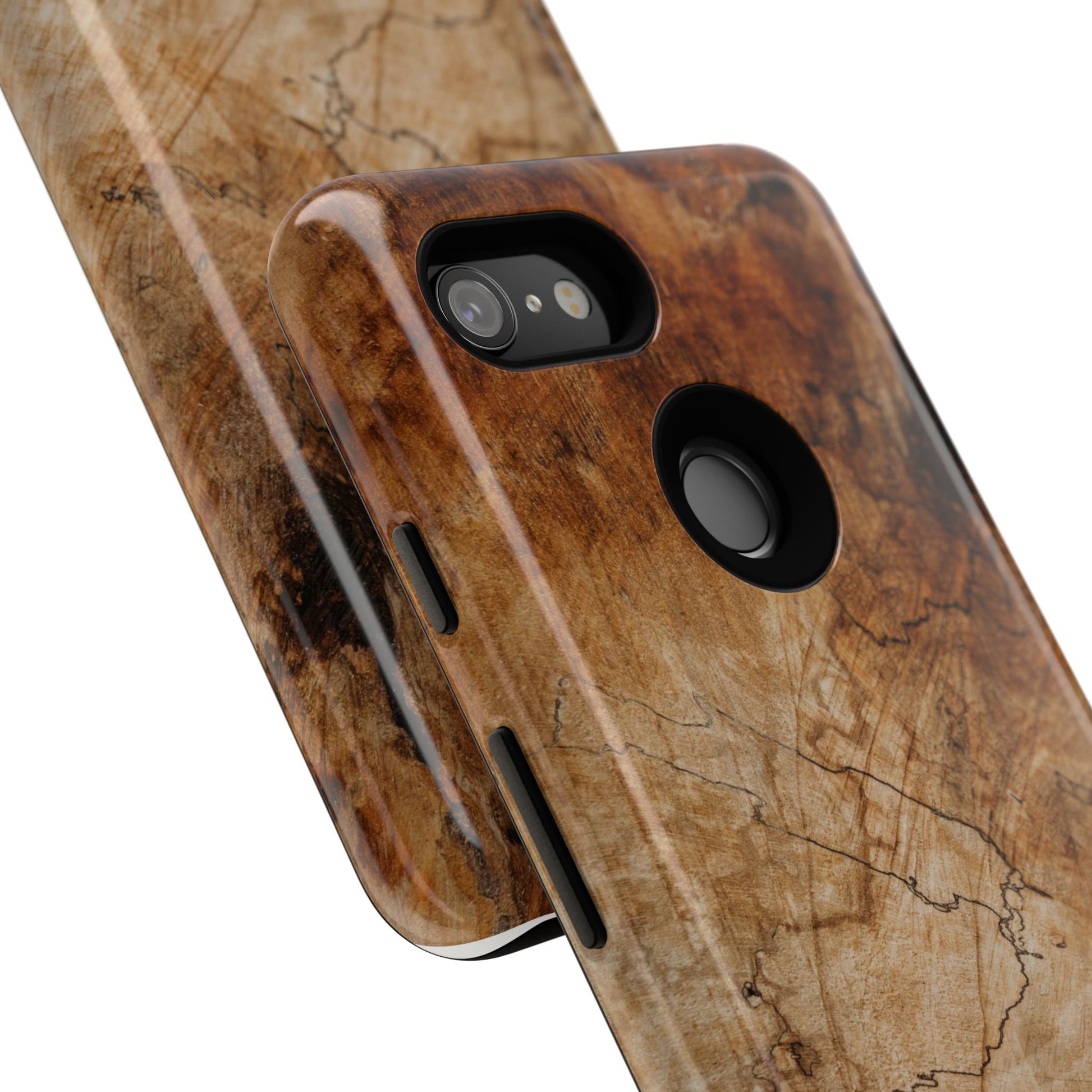 Woodland-Inspired Phone Case | Tough Cases, Natural Wood Grain Cover, Rustic Tech Accessory, Nature Lover Gift, Eco-Friendly - FORMO