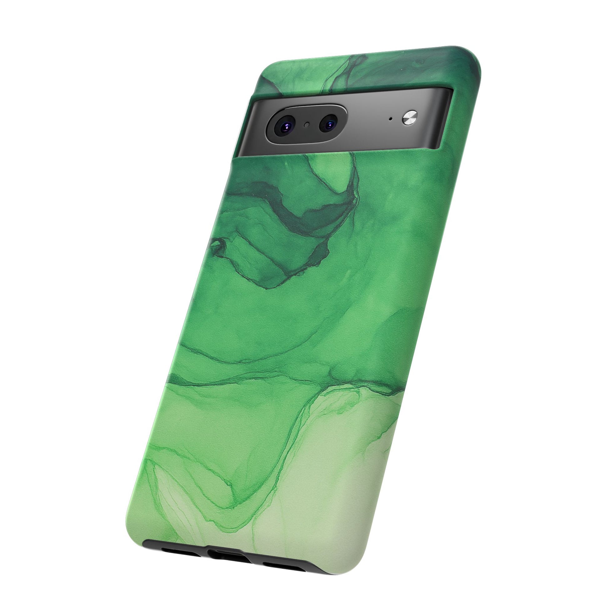 Stylish Phone Case for Nature Lovers, Tough Cases, Green Marble Design, Organic Aesthetic, Unique Gift, Eco-friendly Accessories