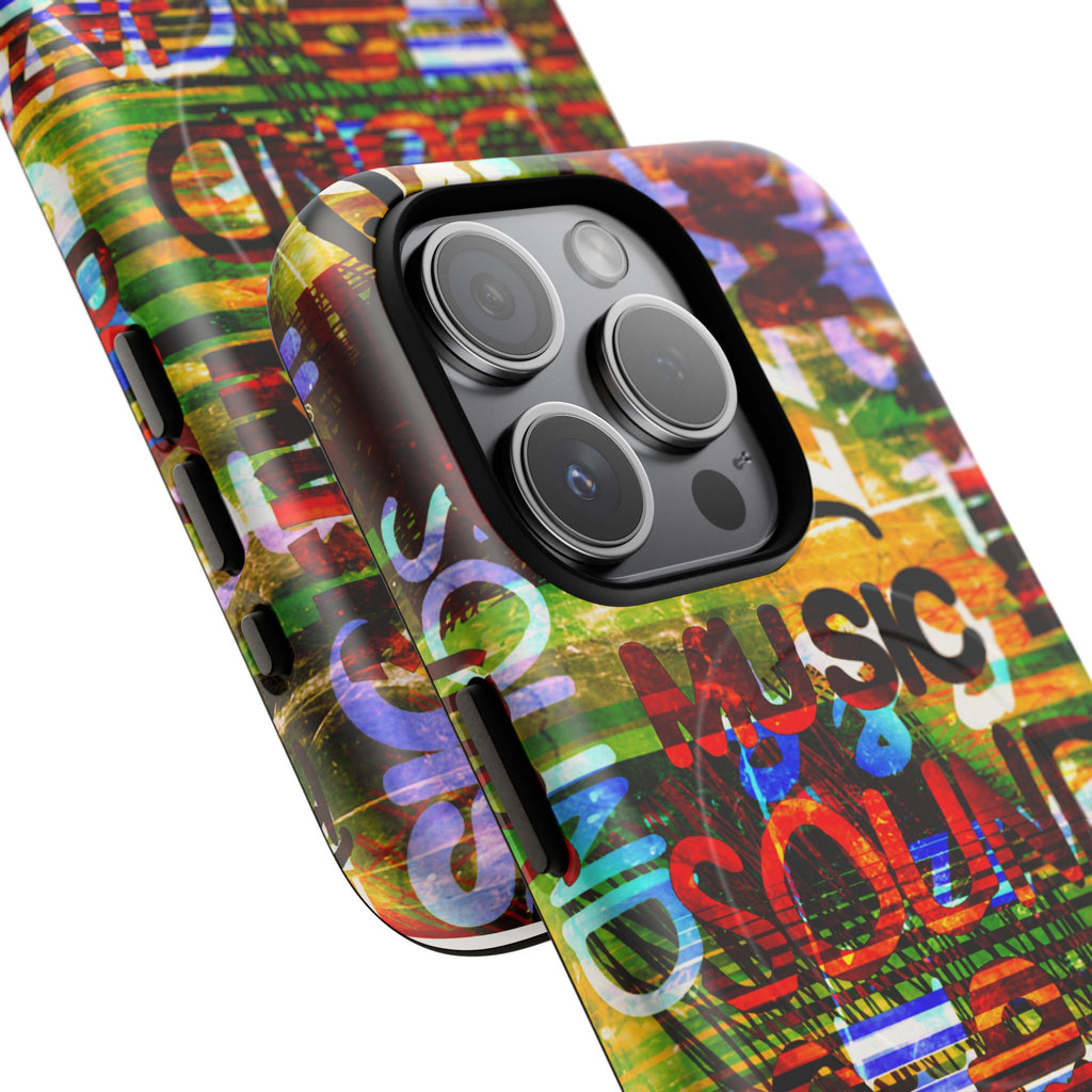 Colorful Music-Themed Phone Case (iPhone & Samsung Compatible) - FORMO