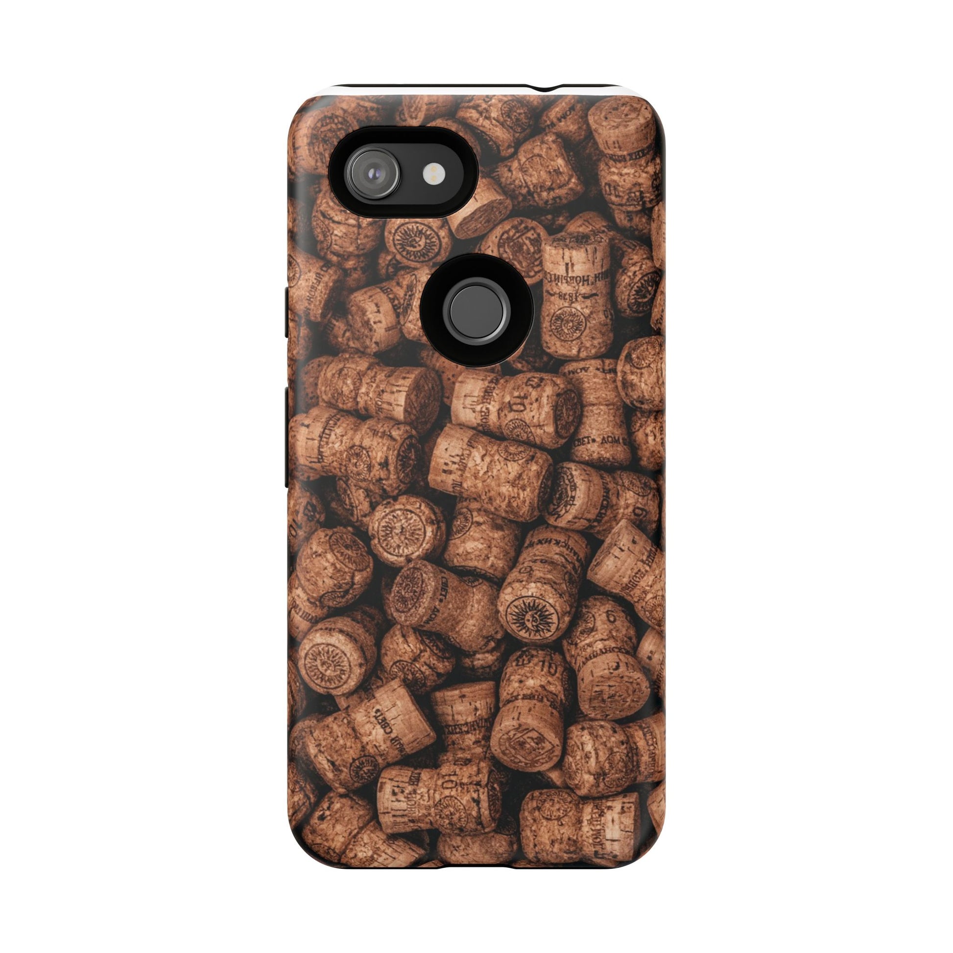 Cork Pattern Phone Case - Eco-Friendly, Vintage Style, Rustic Gifts for Wine Lovers, Housewarming, Birthday, Unique Gift - FORMO