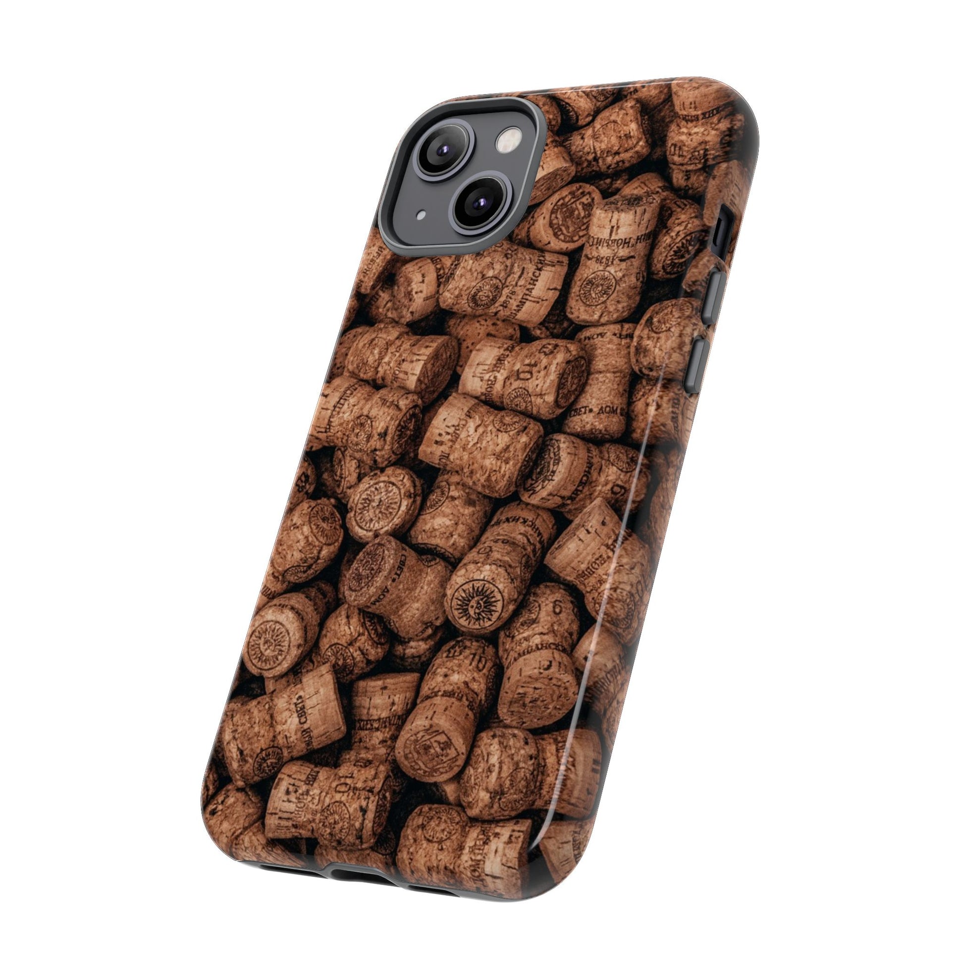 Cork Pattern Phone Case - Eco-Friendly, Vintage Style, Rustic Gifts for Wine Lovers, Housewarming, Birthday, Unique Gift - FORMO