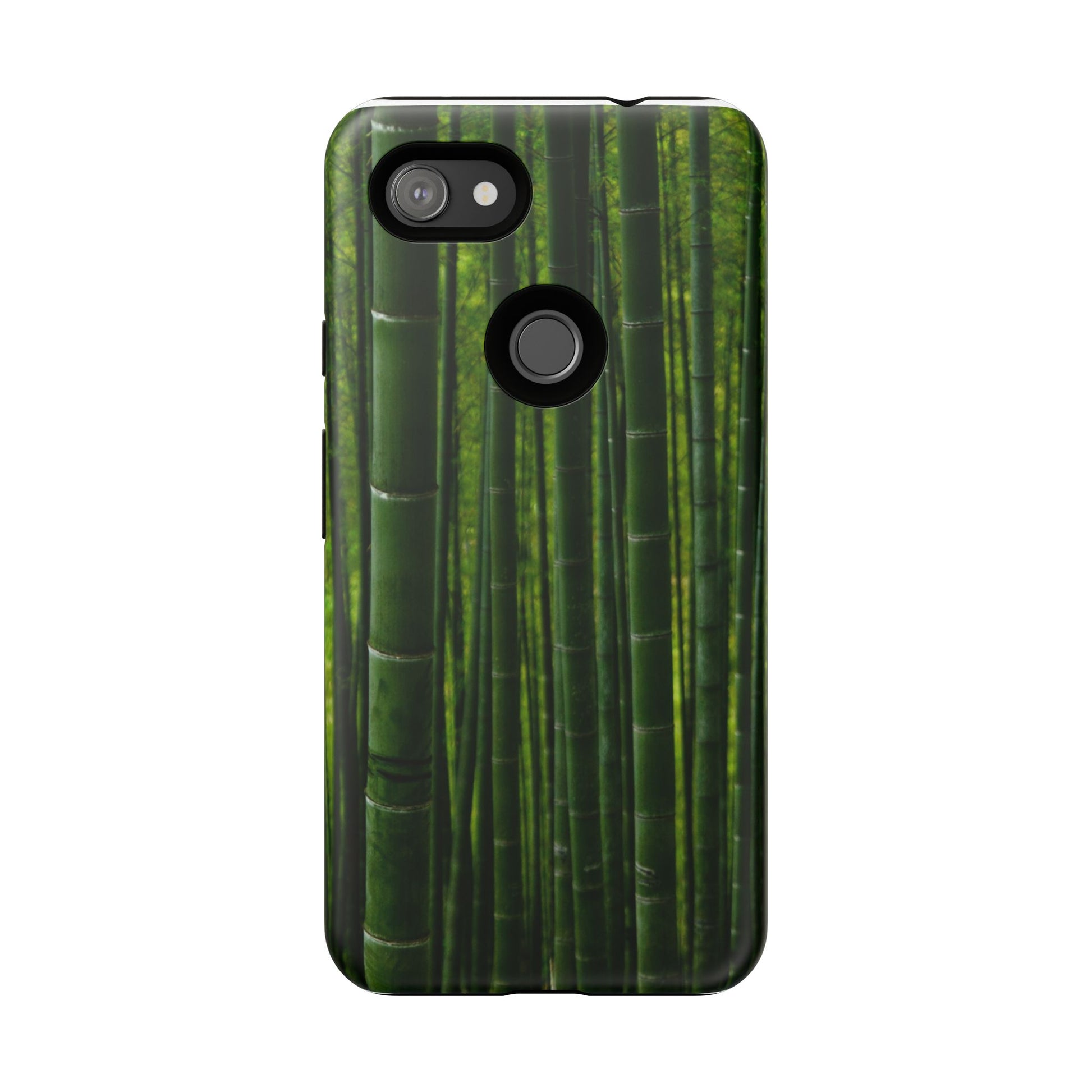 Bamboo Phone Case - Tough Cases, Nature Lover Gift, Eco-Friendly Phone Accessory, Greenery Design, Unique Smartphone Cover - FORMO