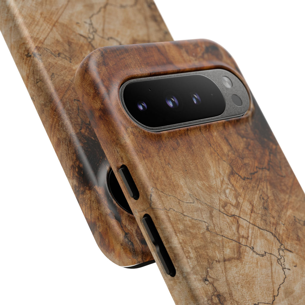 Woodland-Inspired Phone Case | Tough Cases, Natural Wood Grain Cover, Rustic Tech Accessory, Nature Lover Gift, Eco-Friendly - FORMO