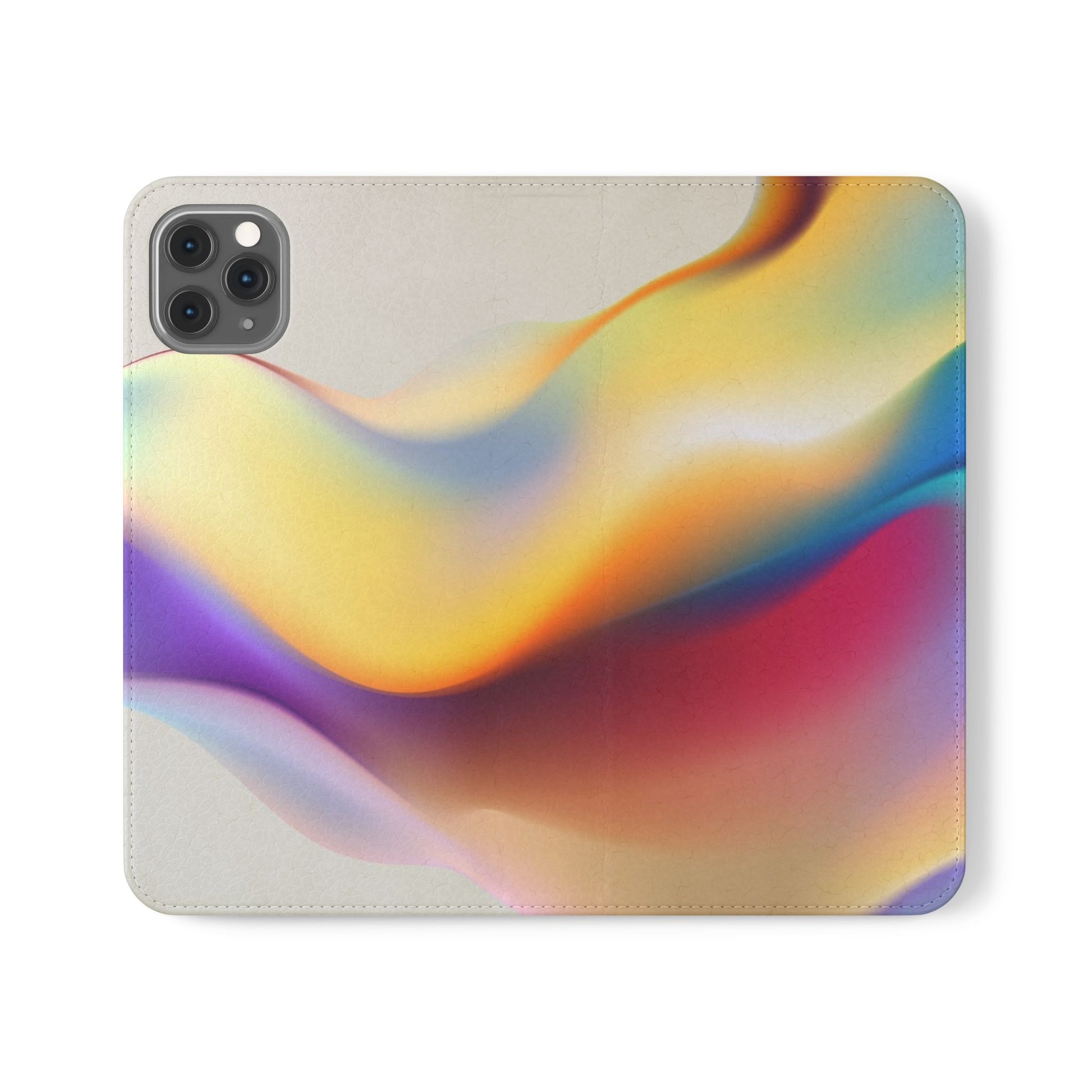 Abstract Gradient Wave Phone Wallet Case (iPhone & Samsung Compatible) - FORMO