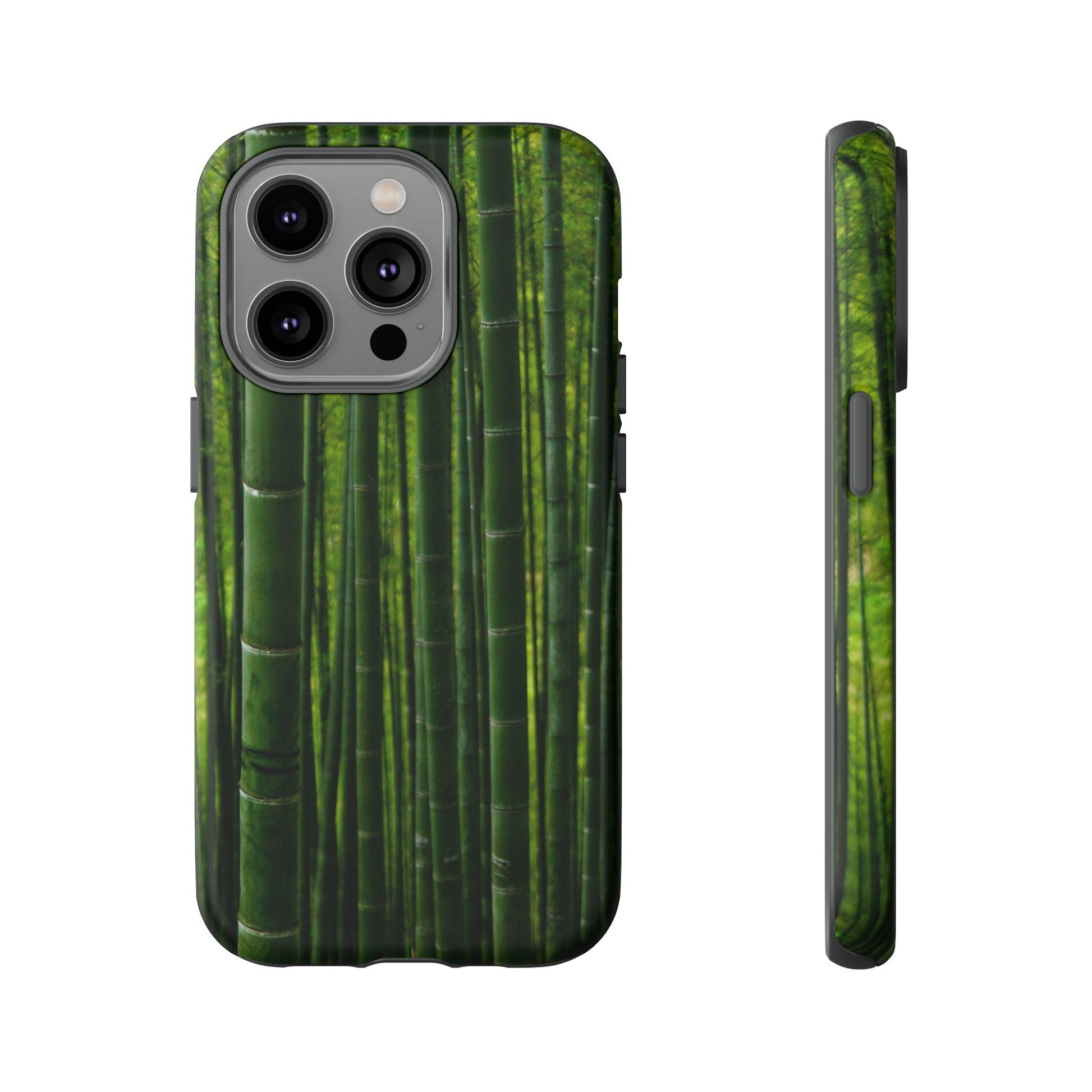 Bamboo Phone Case - Tough Cases, Nature Lover Gift, Eco-Friendly Phone Accessory, Greenery Design, Unique Smartphone Cover - FORMO