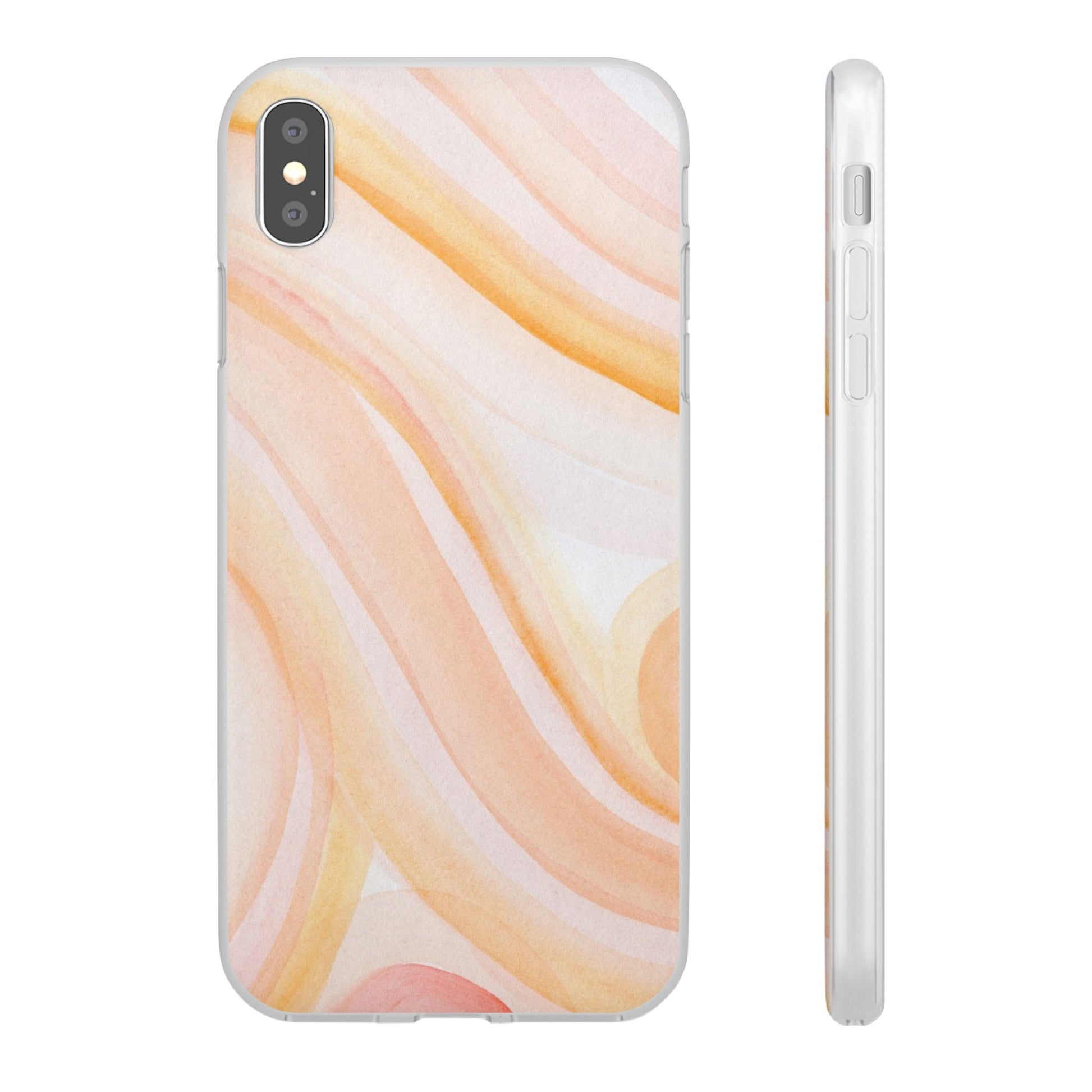 Aesthetic Phone Case, Soft Pastel Flexible Cover, Trendy Mobile Accessories, Gift for Her, Cute Phone Protection - FORMO