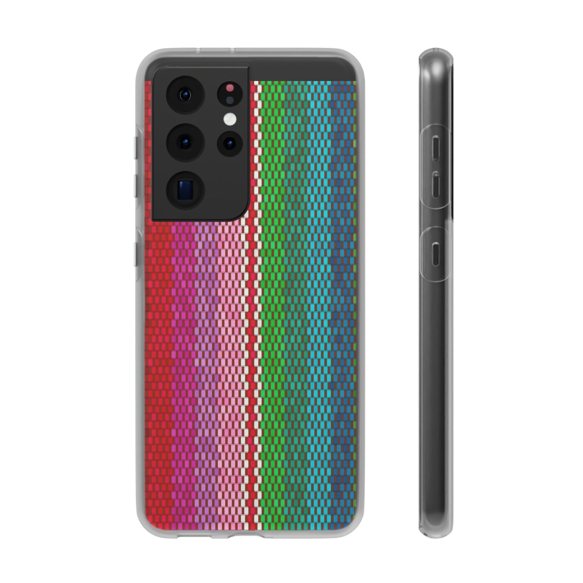 Colorful Striped Flexi Phone Case (iPhone & Samsung Compatible) - FORMO