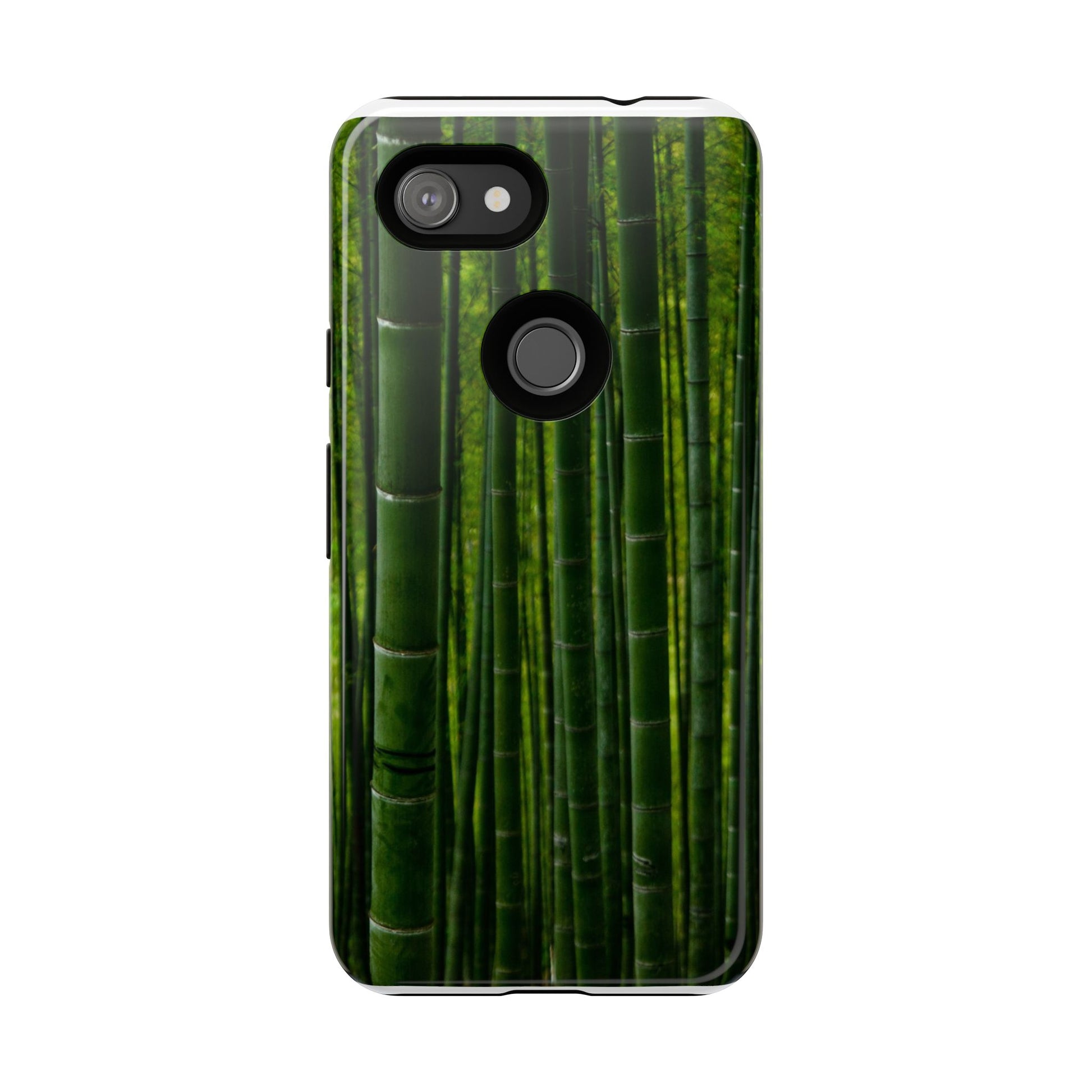 Bamboo Phone Case - Tough Cases, Nature Lover Gift, Eco-Friendly Phone Accessory, Greenery Design, Unique Smartphone Cover - FORMO