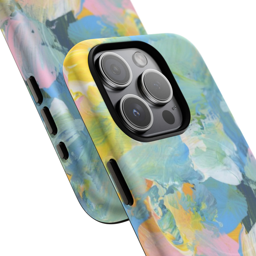 Colorful Tough Magnetic Phone Case, Vibrant Phone Protection, Unique Gift for Her, Modern Design, Holiday Gift Idea - FORMO