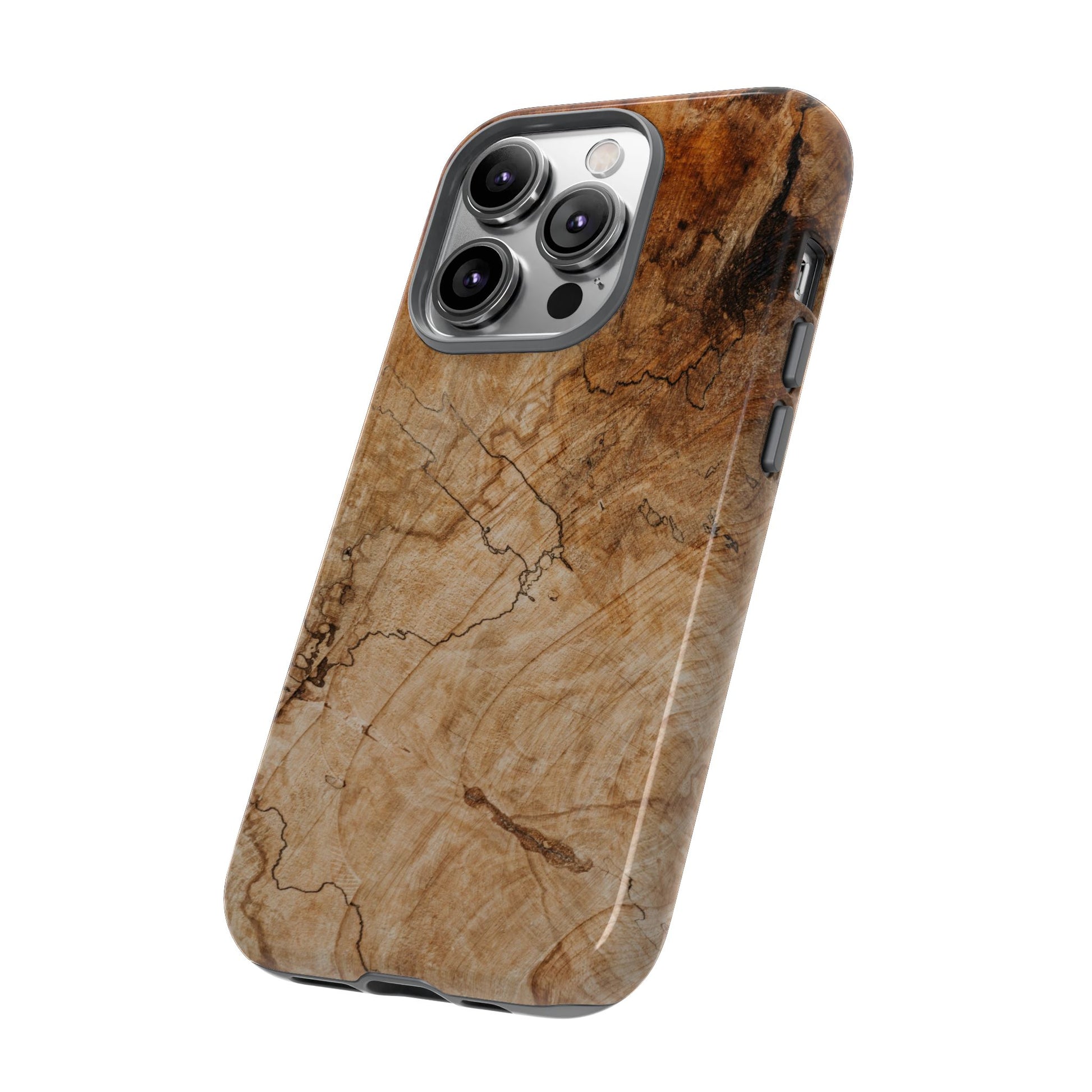 Woodland-Inspired Phone Case | Tough Cases, Natural Wood Grain Cover, Rustic Tech Accessory, Nature Lover Gift, Eco-Friendly - FORMO