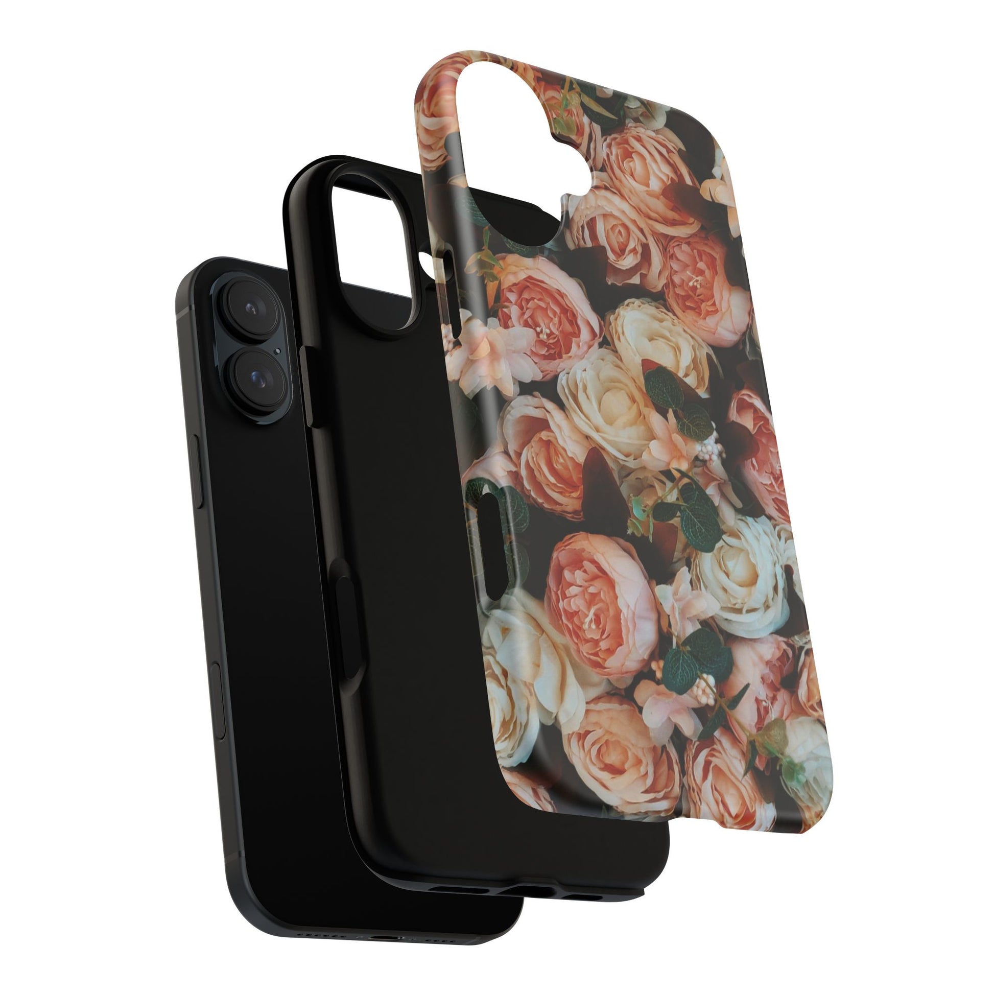 Floral Phone Case - Tough Cases, Rose Design, Floral Protection, Gift for Her, Cute Mobile Cover, Eco-Friendly Case - FORMO