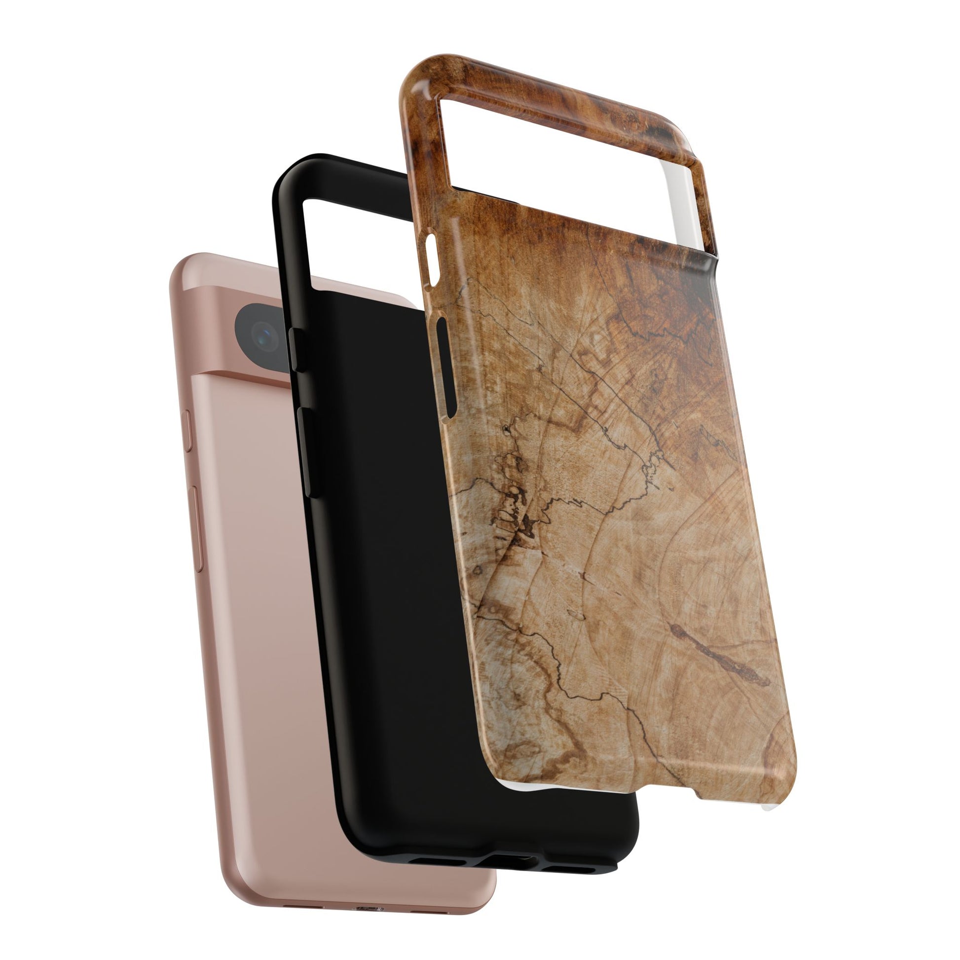 Woodland-Inspired Phone Case | Tough Cases, Natural Wood Grain Cover, Rustic Tech Accessory, Nature Lover Gift, Eco-Friendly - FORMO