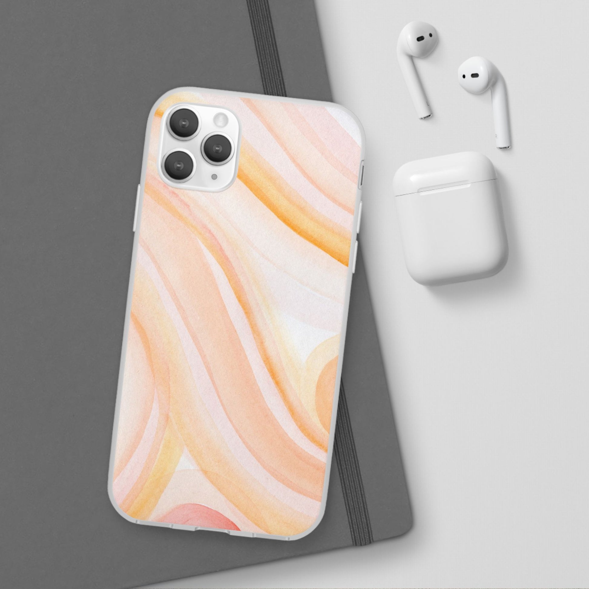 Aesthetic Phone Case, Soft Pastel Flexible Cover, Trendy Mobile Accessories, Gift for Her, Cute Phone Protection - FORMO